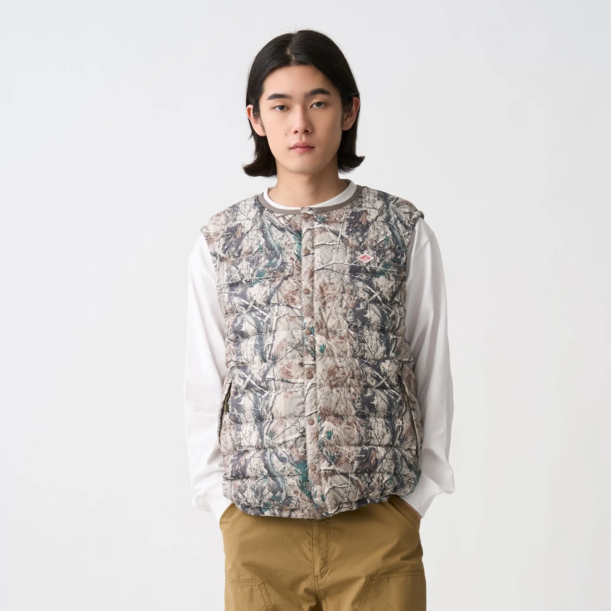 Men's Crewneck Inner Down Vest - Tree Camo Print sold by Danton product image thumbnail 2