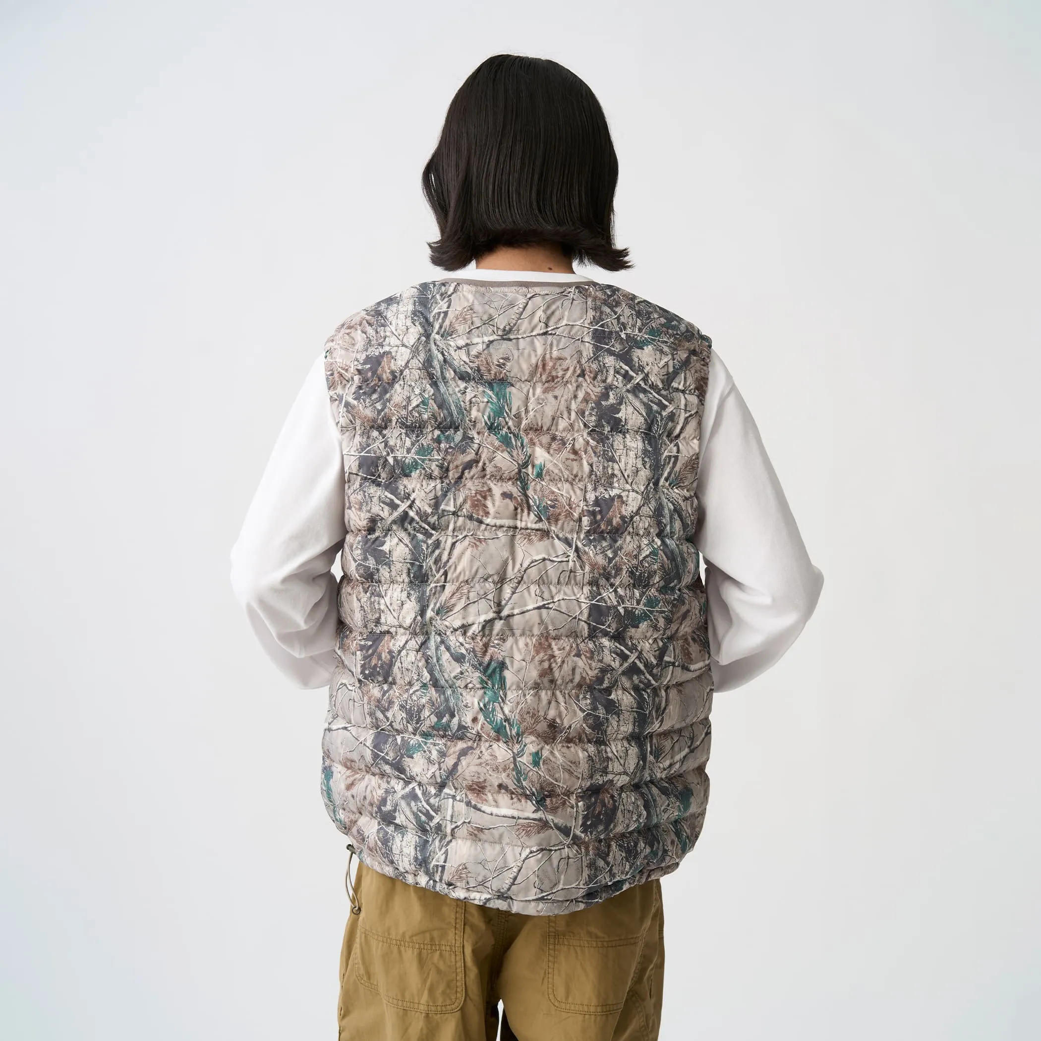 Men's Crewneck Inner Down Vest - Tree Camo Print sold by Danton product image thumbnail 5