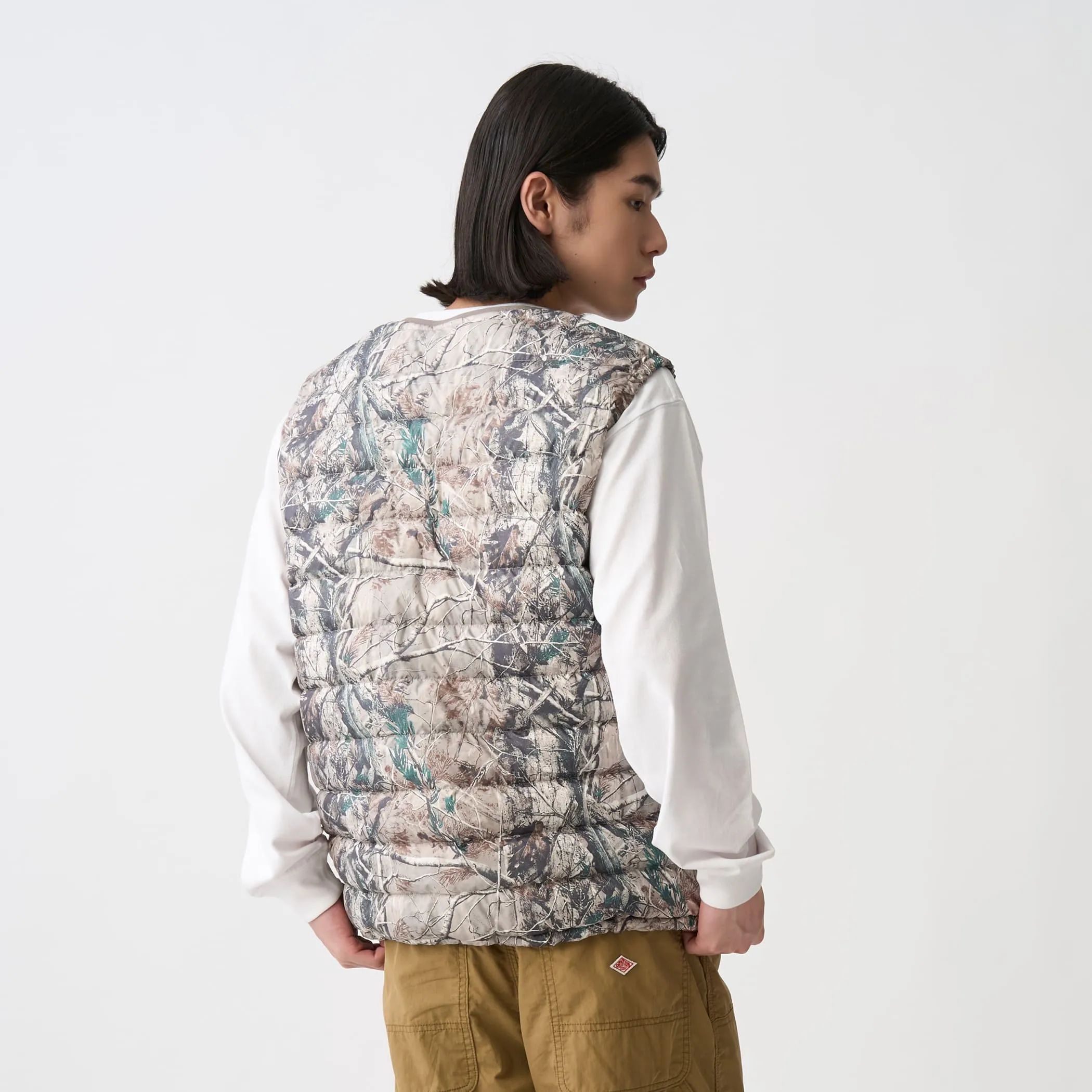 Men's Crewneck Inner Down Vest - Tree Camo Print sold by Danton product image thumbnail 4