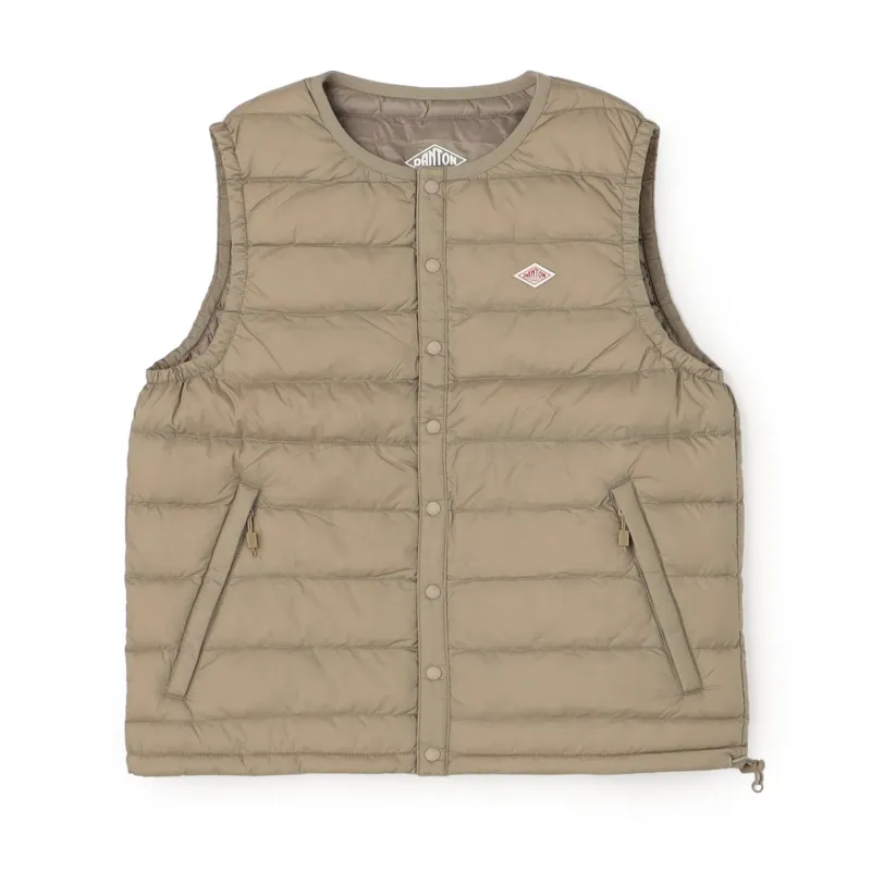 Women's Crewneck Inner Down Vest made by Danton