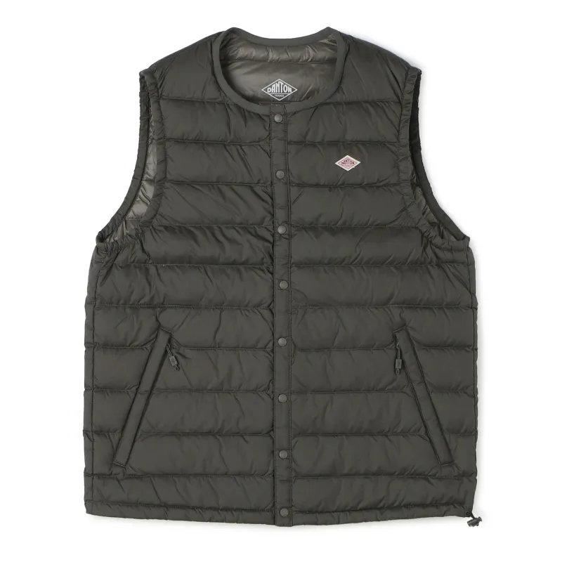 Men's Crewneck Inner Down Vest made by Danton