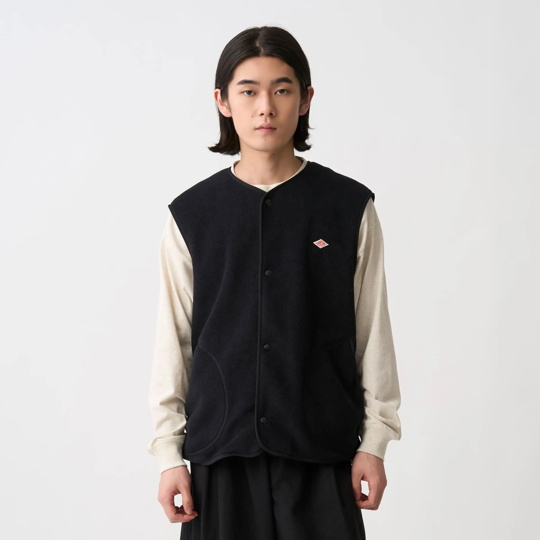 Men's Fleece Collarless Vest sold by Danton product image thumbnail 2