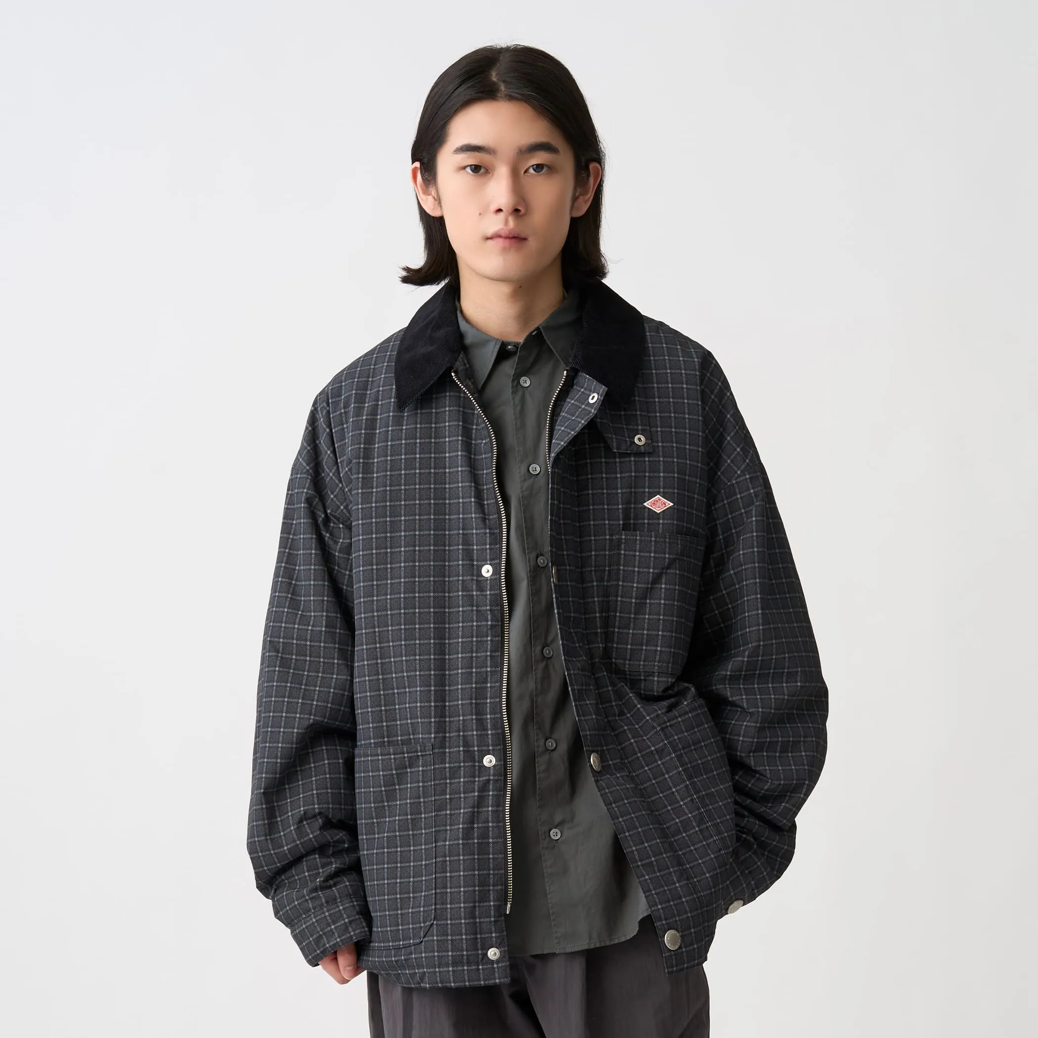 Men's Nylon Tussah Work Jacket Plaid sold by Danton product image thumbnail 2