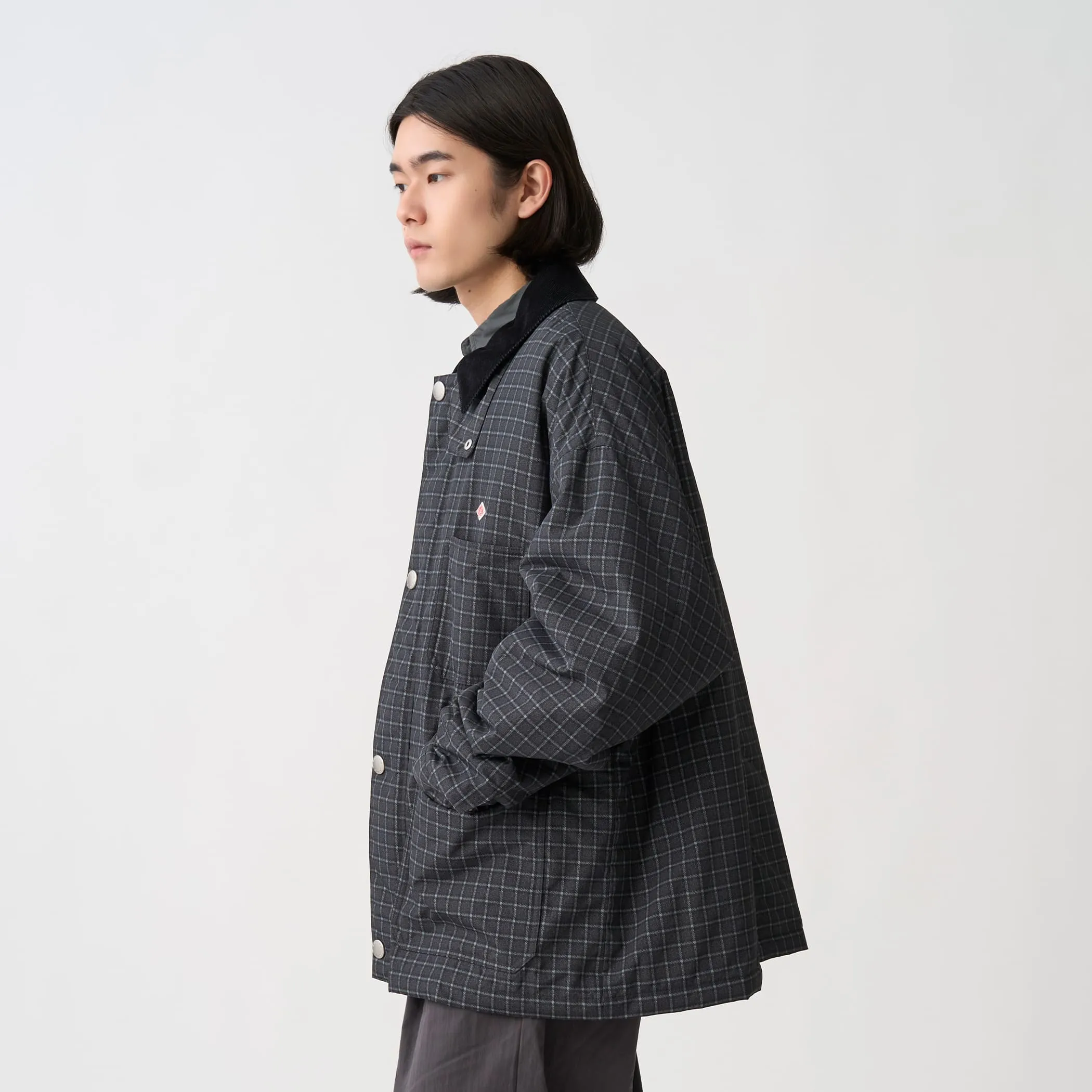 Men's Nylon Tussah Work Jacket Plaid sold by Danton product image thumbnail 3