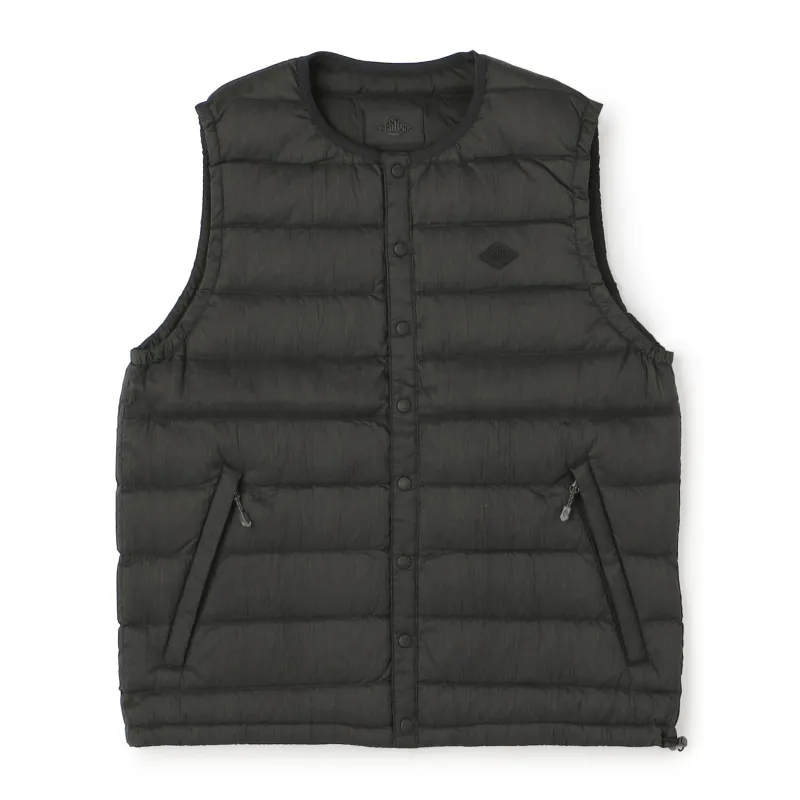 Women's Nylon Taffeta White Goose Inner Down Vest made by Danton