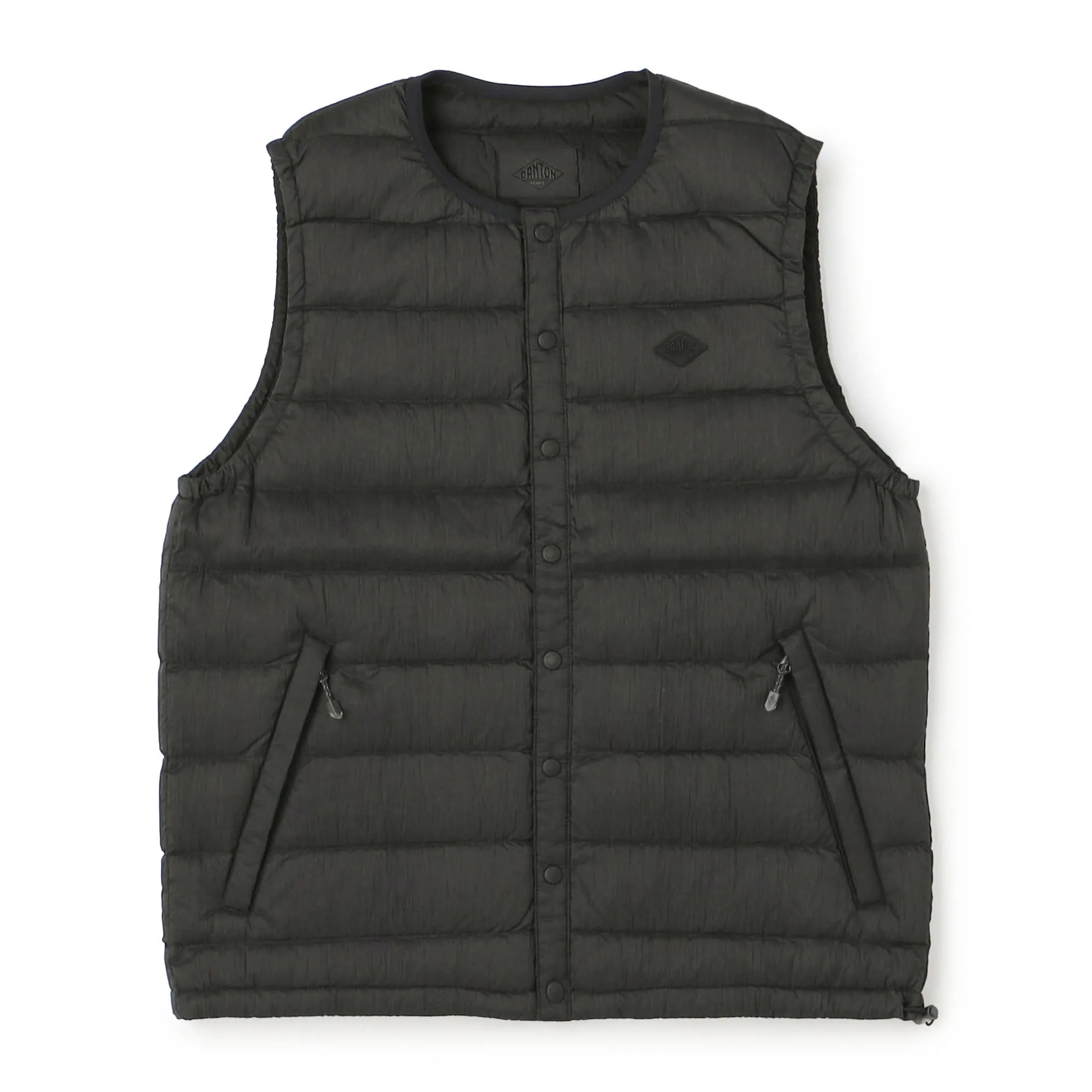 Women's Nylon Taffeta White Goose Inner Down Vest sold by Danton