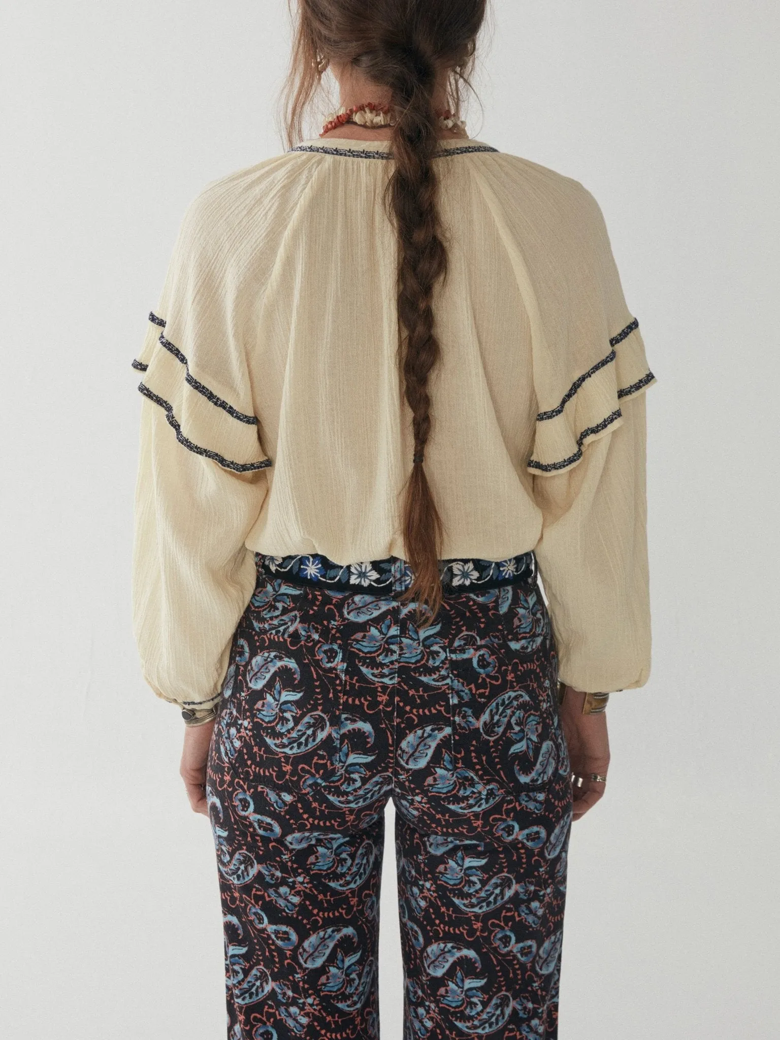 Twiggy Pant - Priscilla Paisley sold by Maison Hotel product image thumbnail 5