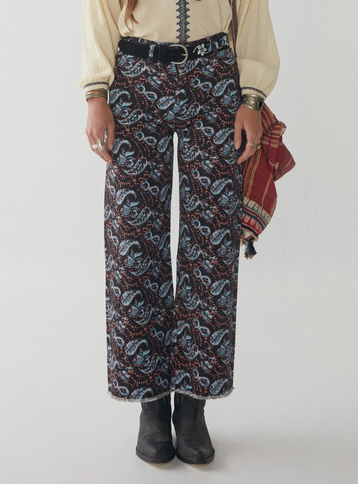 Twiggy Pant - Priscilla Paisley sold by Maison Hotel