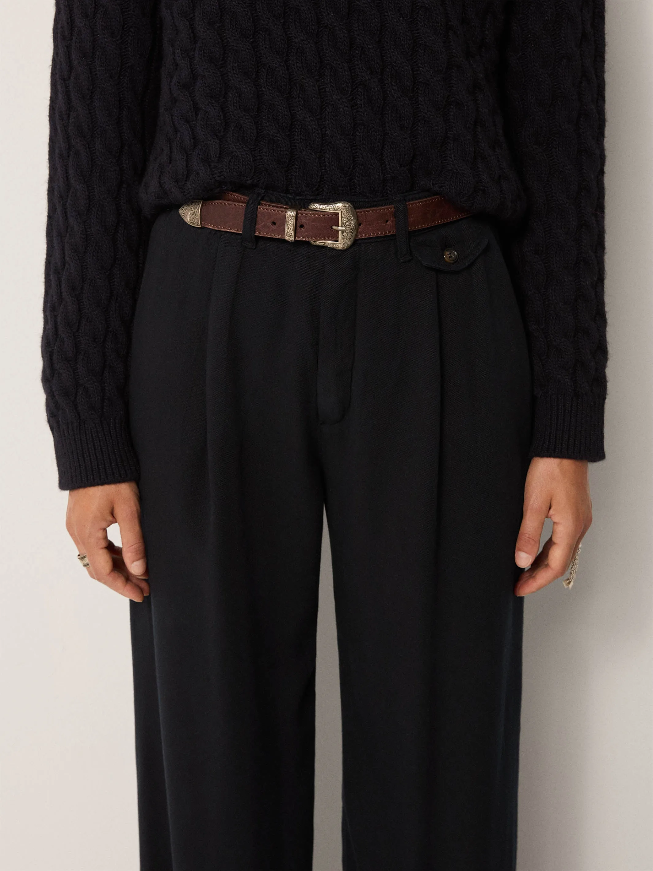 Keaton Pant - Night Blue sold by Maison Hotel product image thumbnail 2