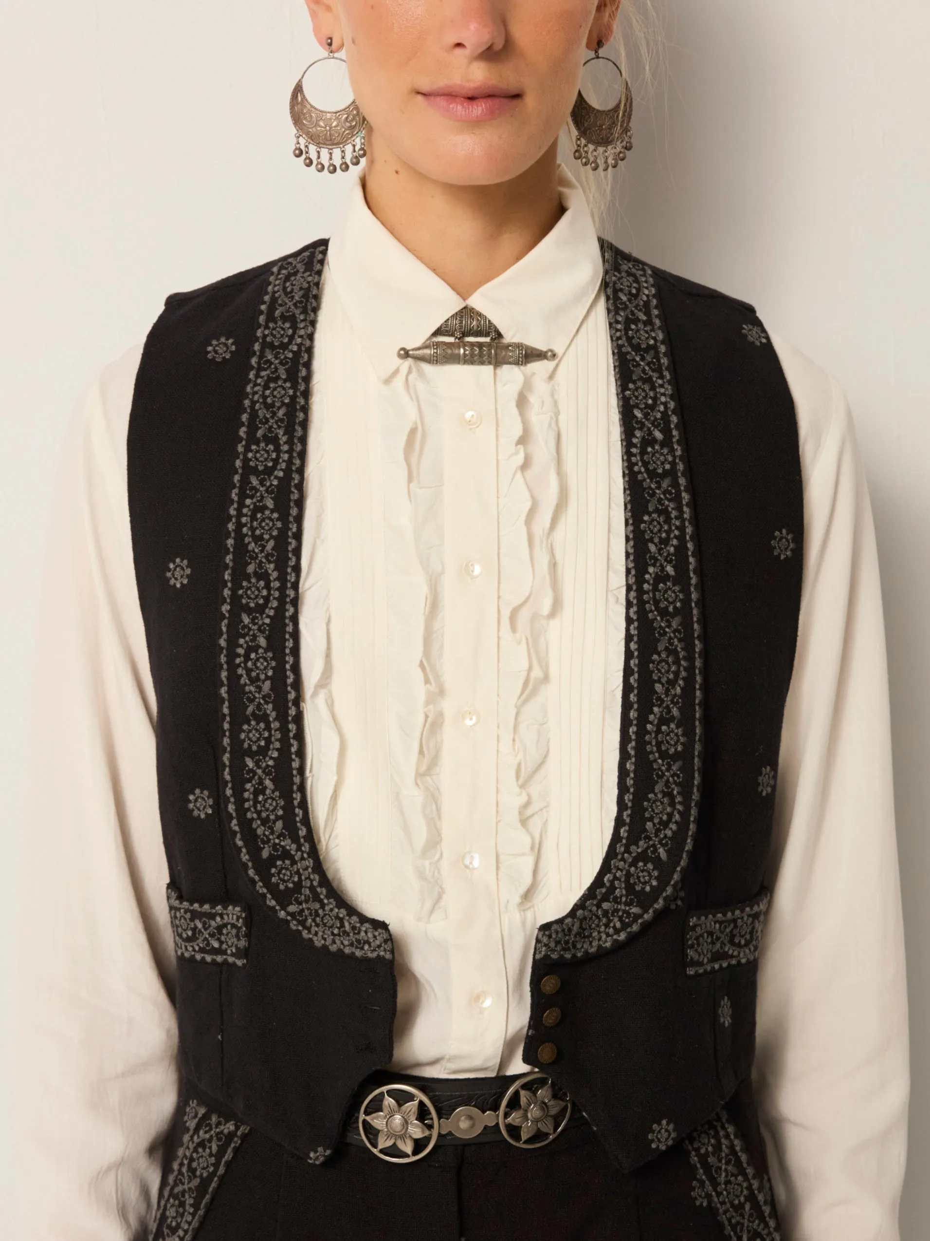 Lupita Vest - Charro Black sold by Maison Hotel product image thumbnail 5