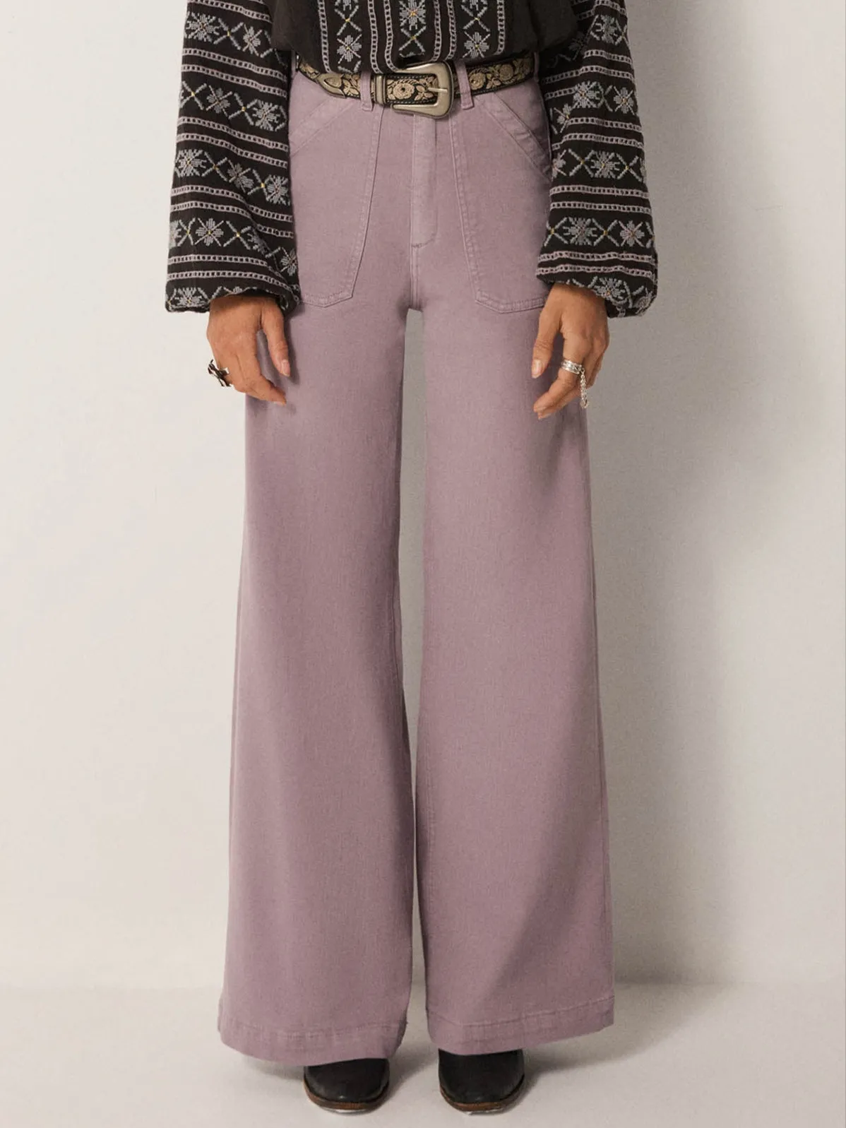Clyde Pant - Barrow Lila sold by Maison Hotel product image thumbnail 2