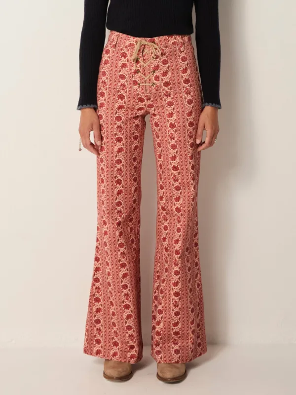Calypso Pant - Border Clavel sold by Maison Hotel