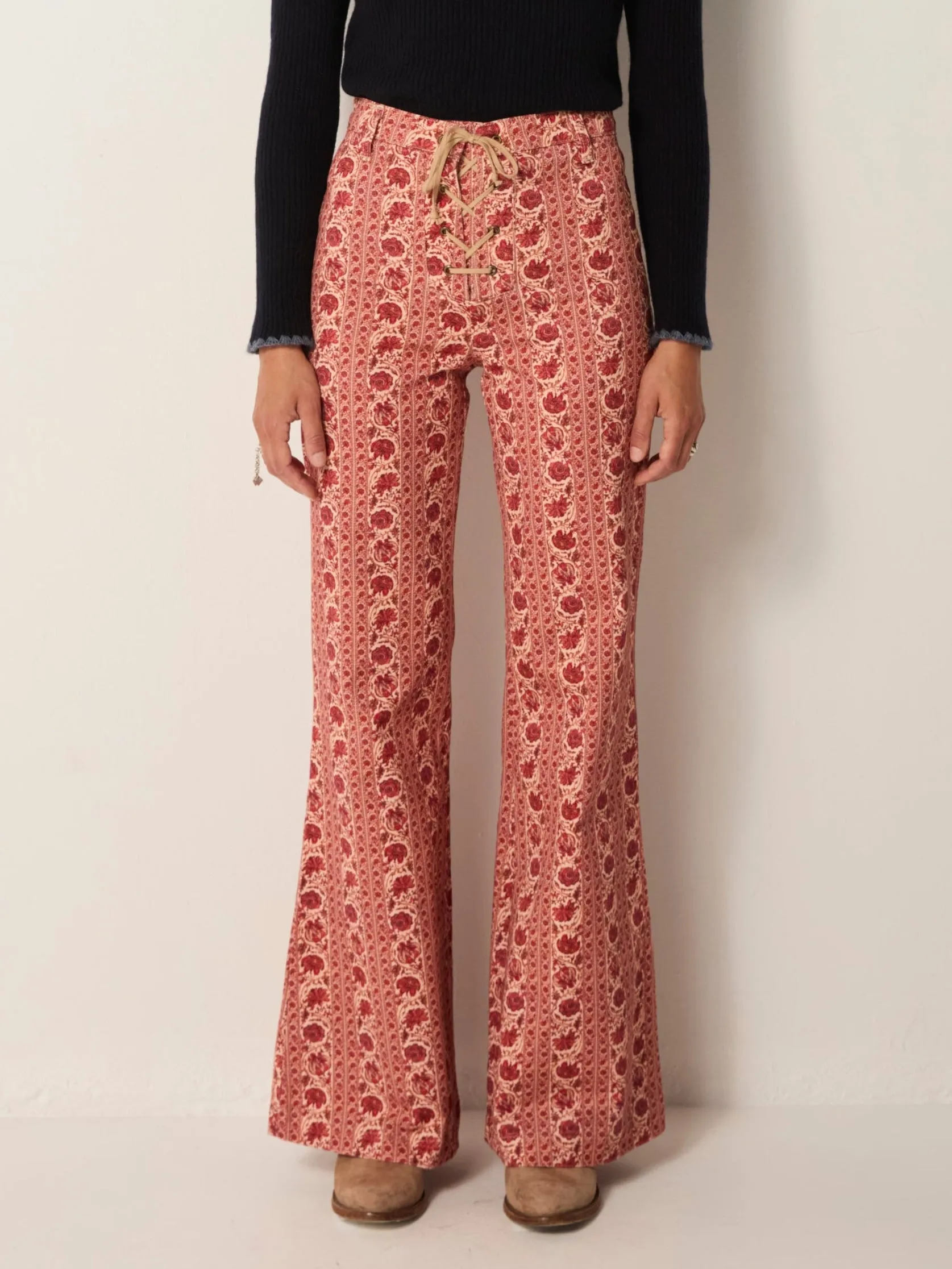 Calypso Pant - Border Clavel sold by Maison Hotel