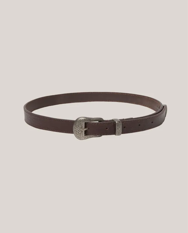 Dakota Belt - Dark Brown sold by Maison Hotel