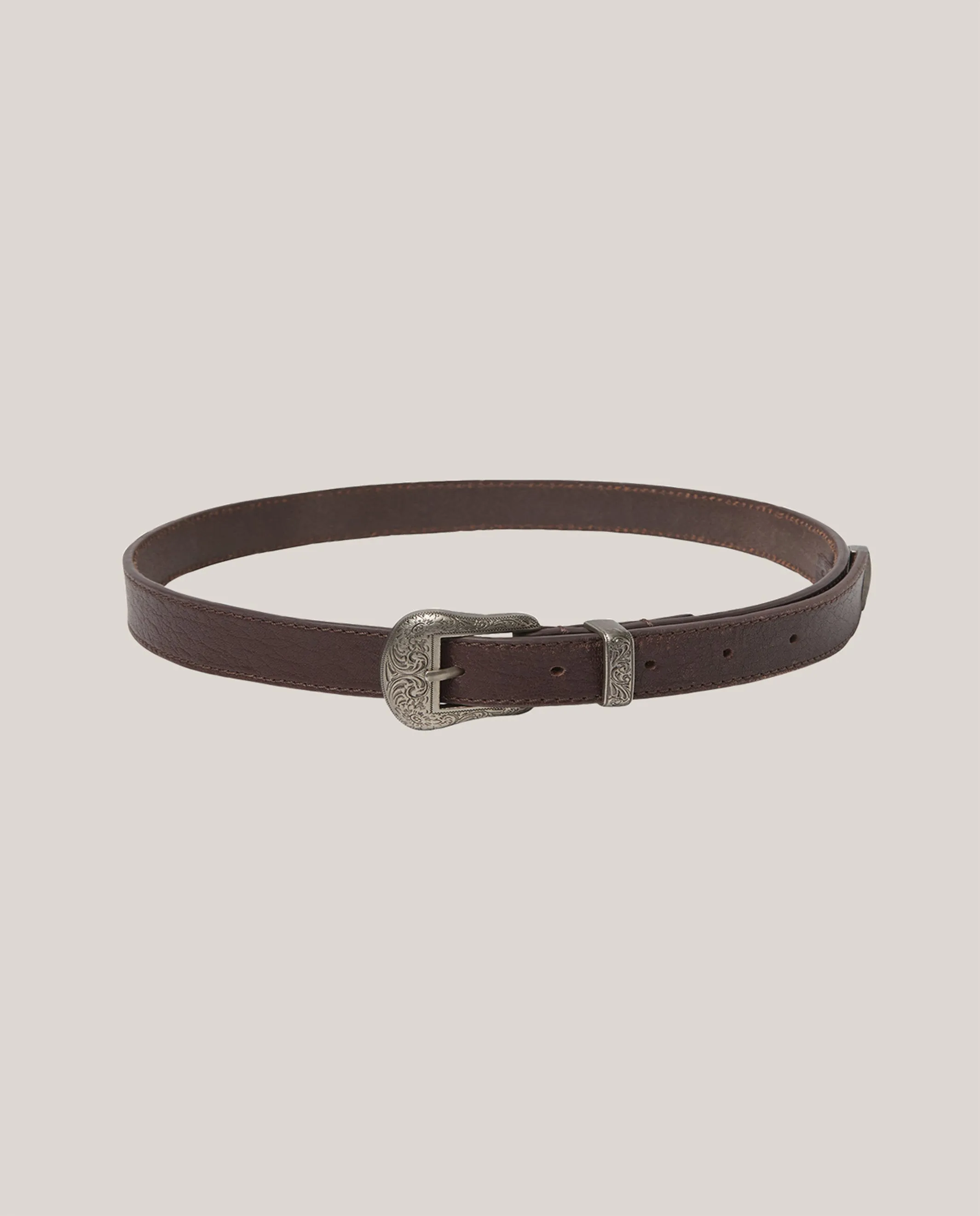 Dakota Belt - Dark Brown sold by Maison Hotel