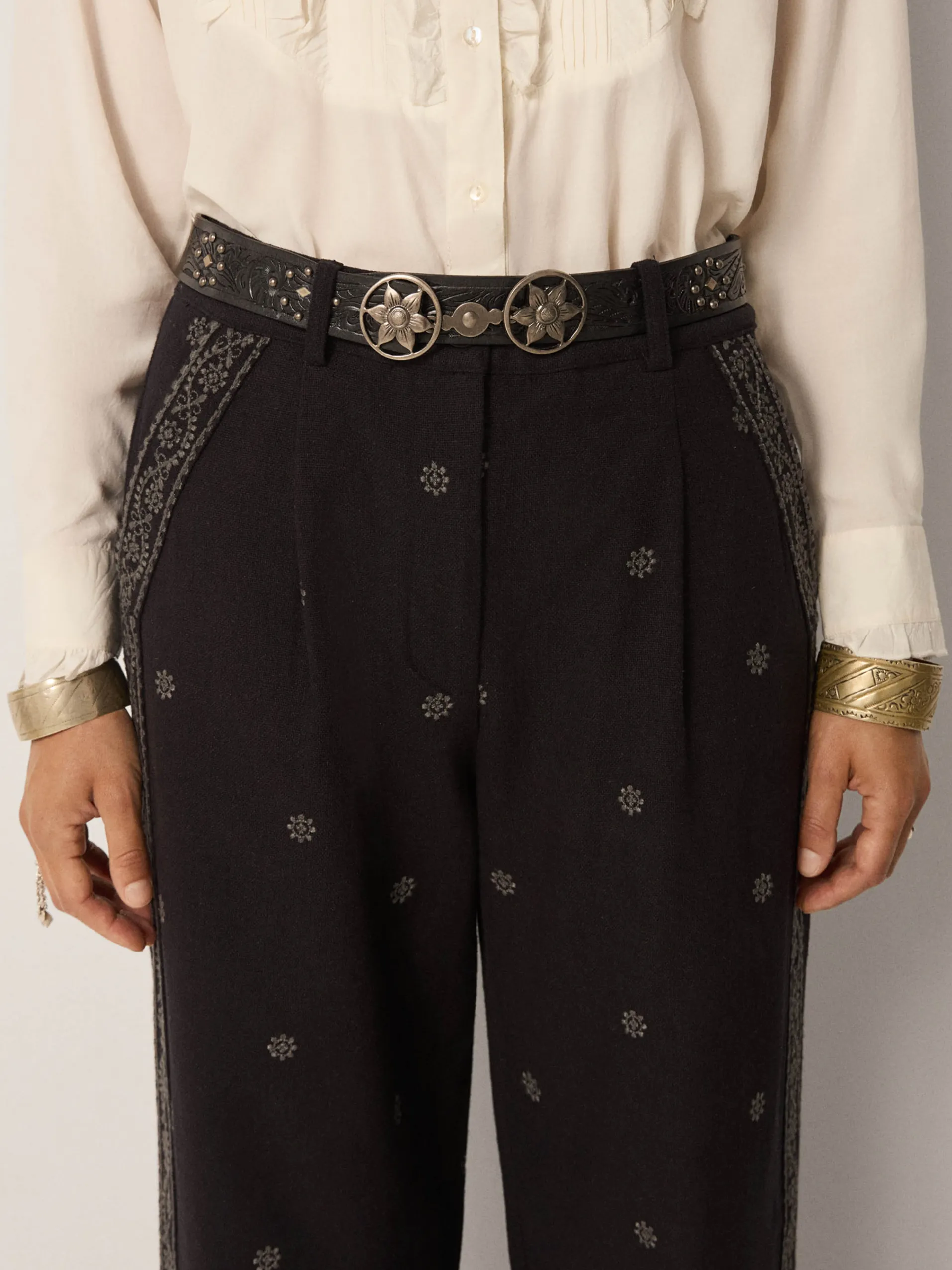 Diego Pant - Charro Black sold by Maison Hotel product image thumbnail 2