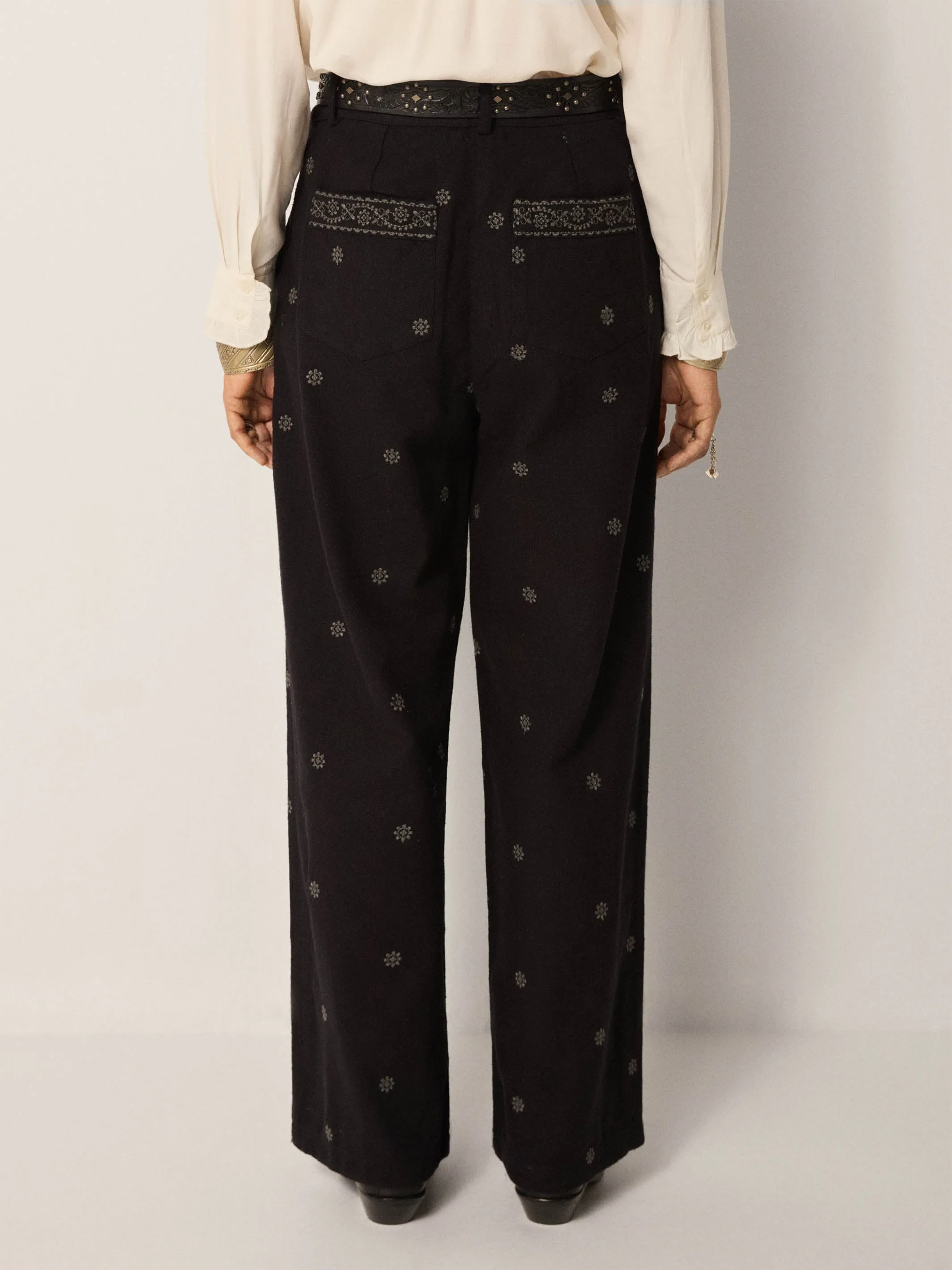 Diego Pant - Charro Black sold by Maison Hotel product image thumbnail 4