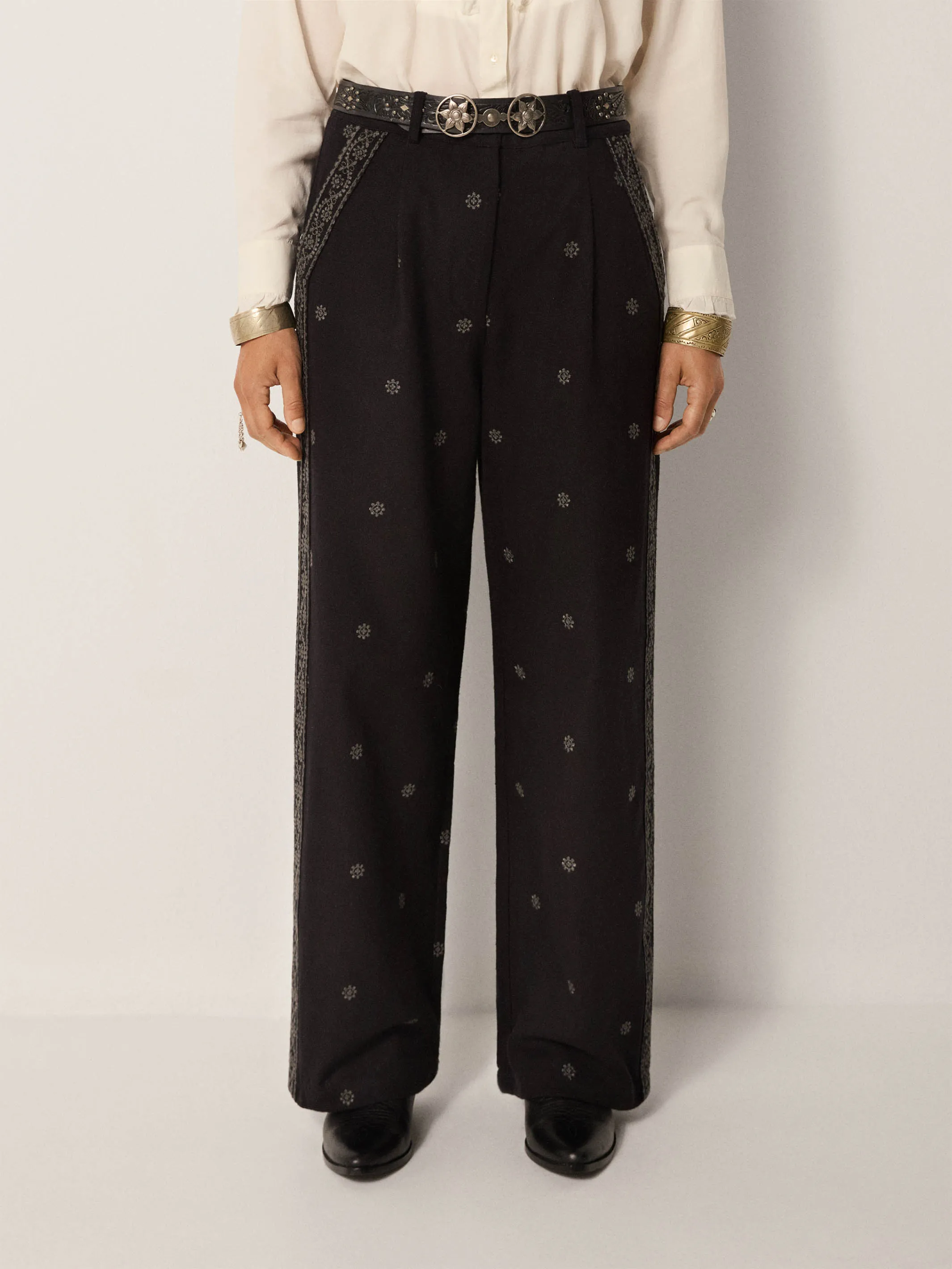 Diego Pant - Charro Black sold by Maison Hotel product image thumbnail 3
