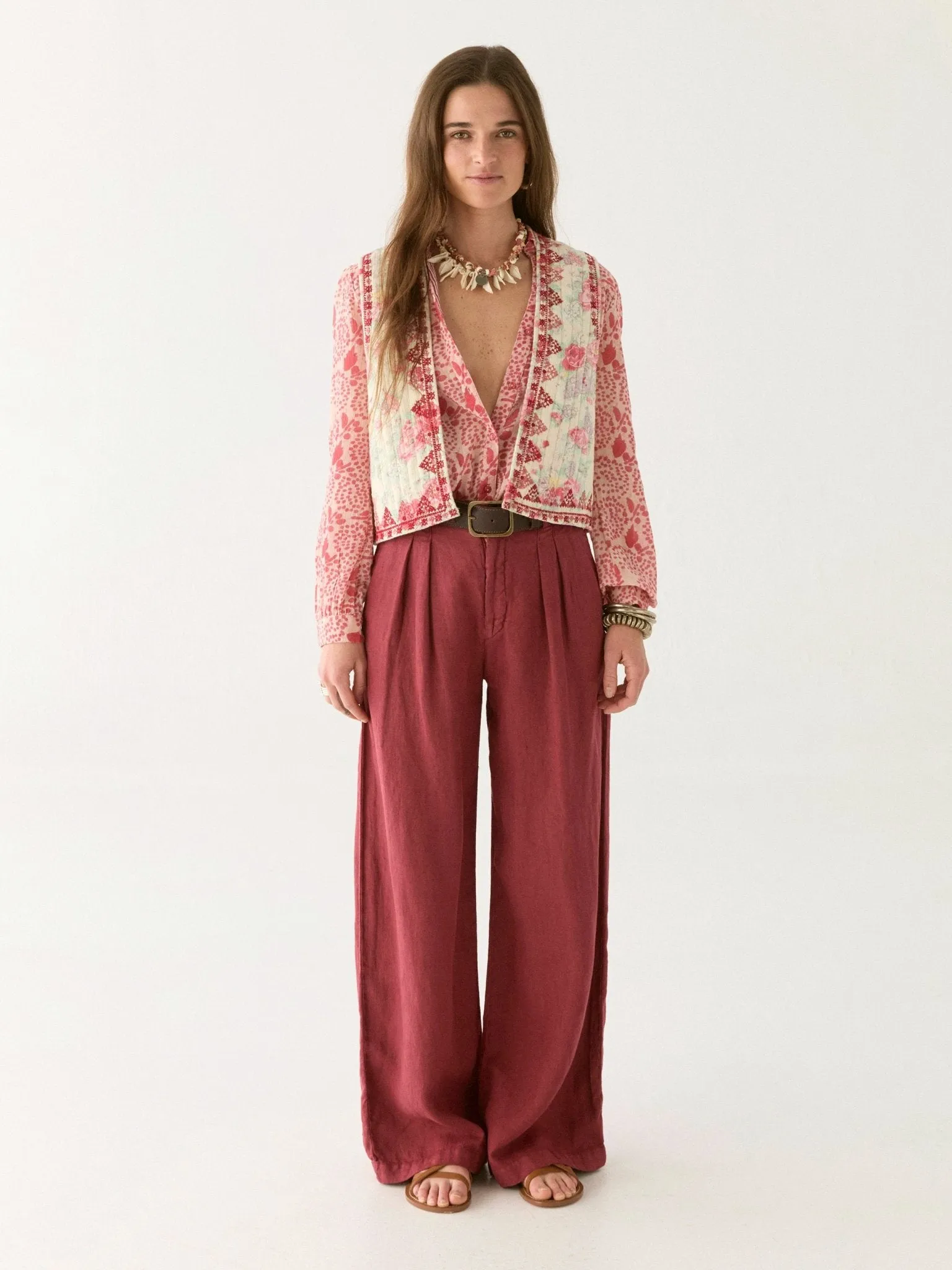 Ramona Vest - Candy Roses sold by Maison Hotel product image thumbnail 5
