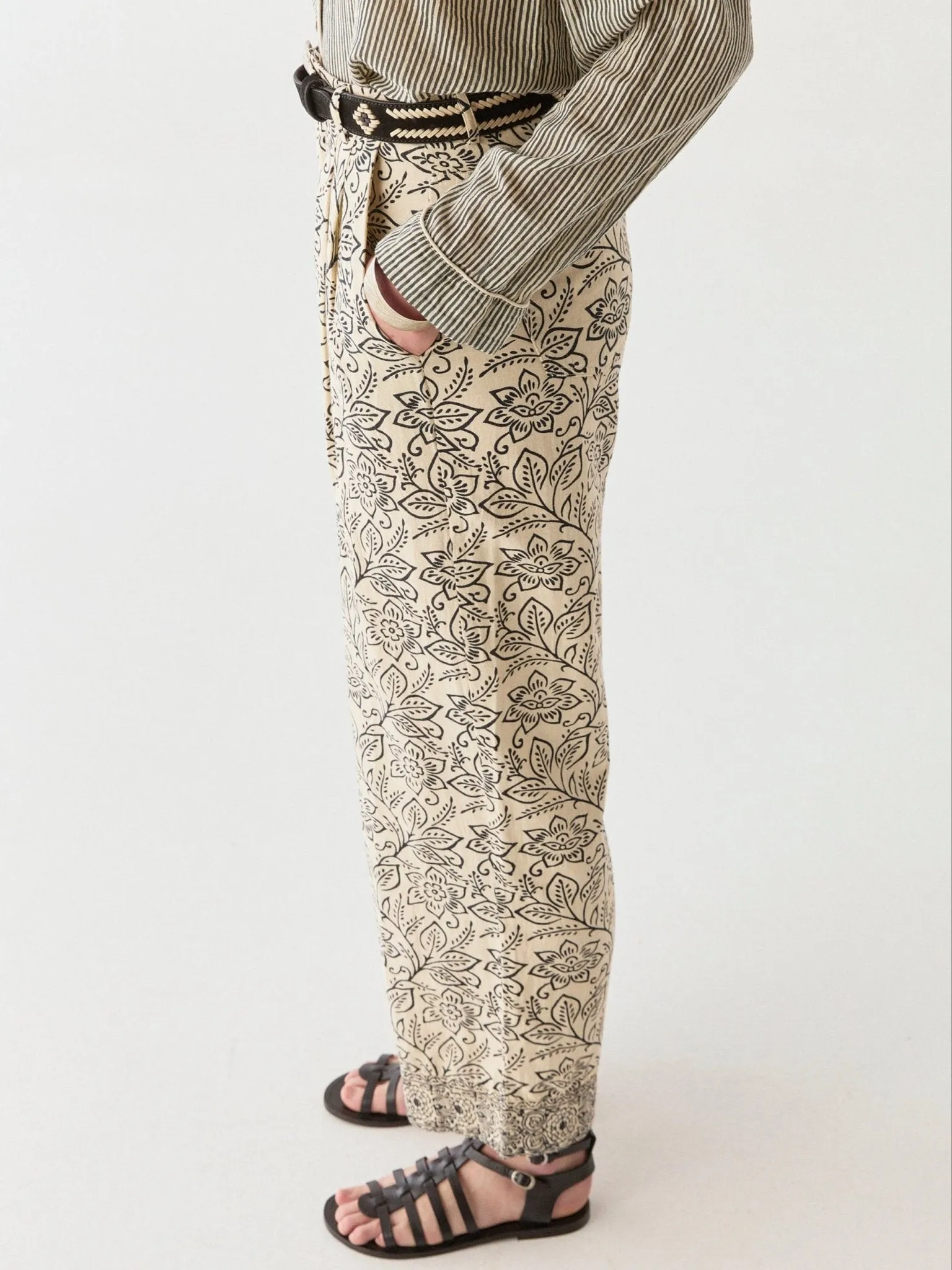 Lolo Pant - White Lies sold by Maison Hotel