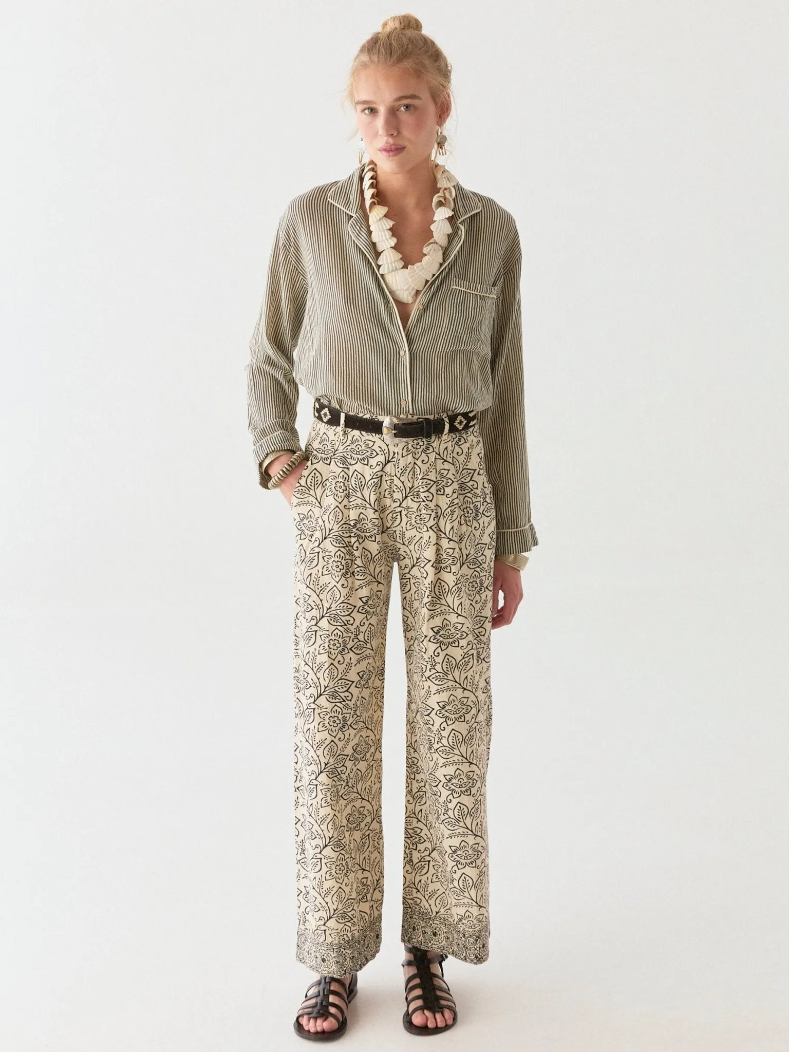Lolo Pant - White Lies sold by Maison Hotel product image thumbnail 4