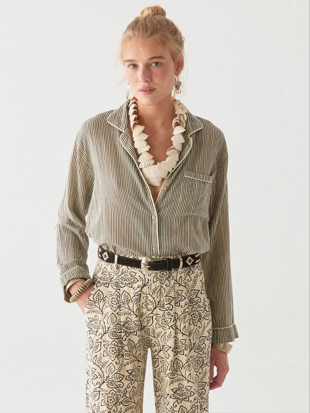 Navajo Belt - Rombo Onyx sold by Maison Hotel product image thumbnail 3