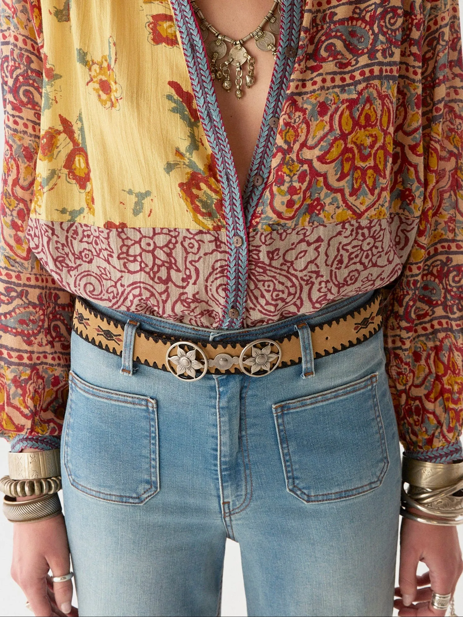 Edna Pant - Blue Denim sold by Maison Hotel product image thumbnail 2