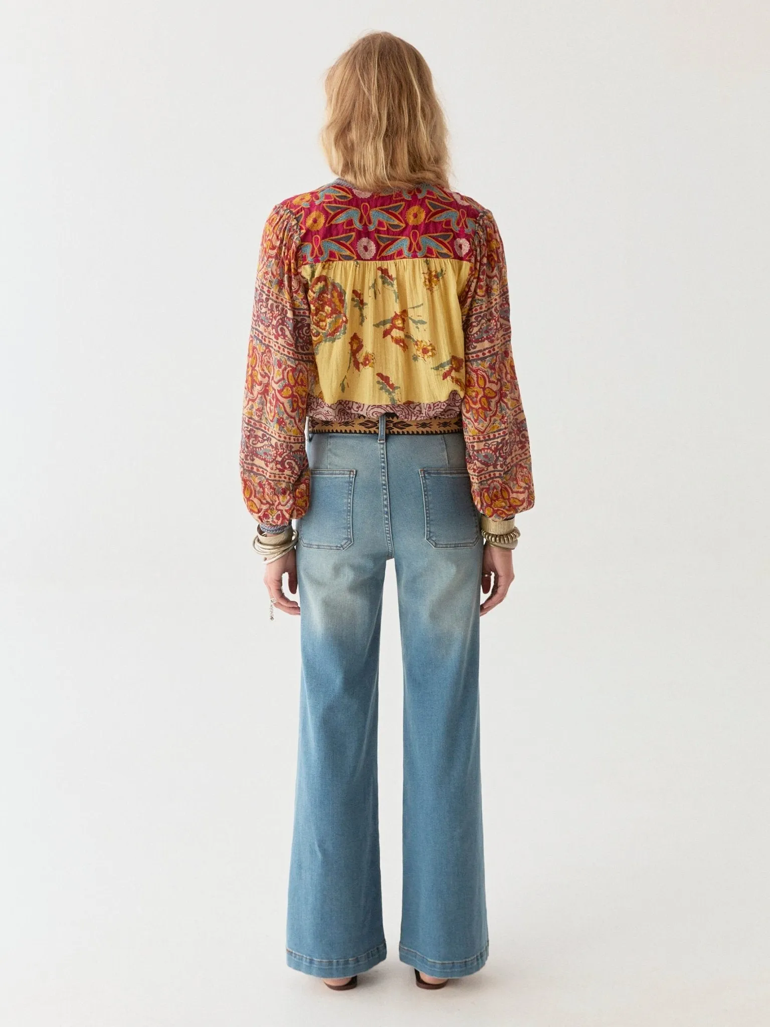 Edna Pant - Blue Denim sold by Maison Hotel product image thumbnail 4