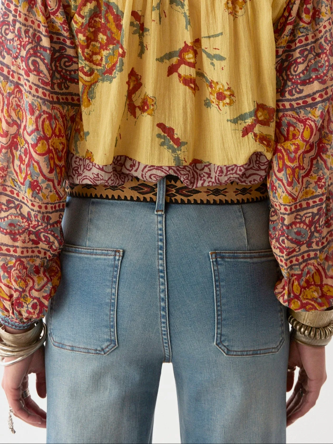 Edna Pant - Blue Denim sold by Maison Hotel product image thumbnail 5