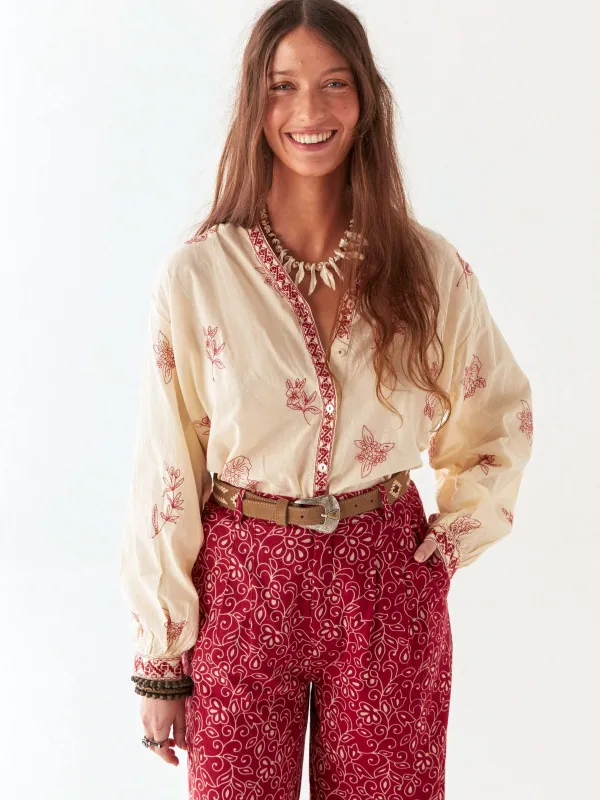 Margaux Blouse made by Maison Hotel