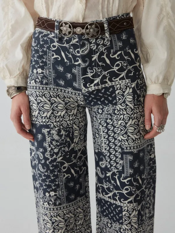 Twiggy Pant - Military Blue sold by Maison Hotel