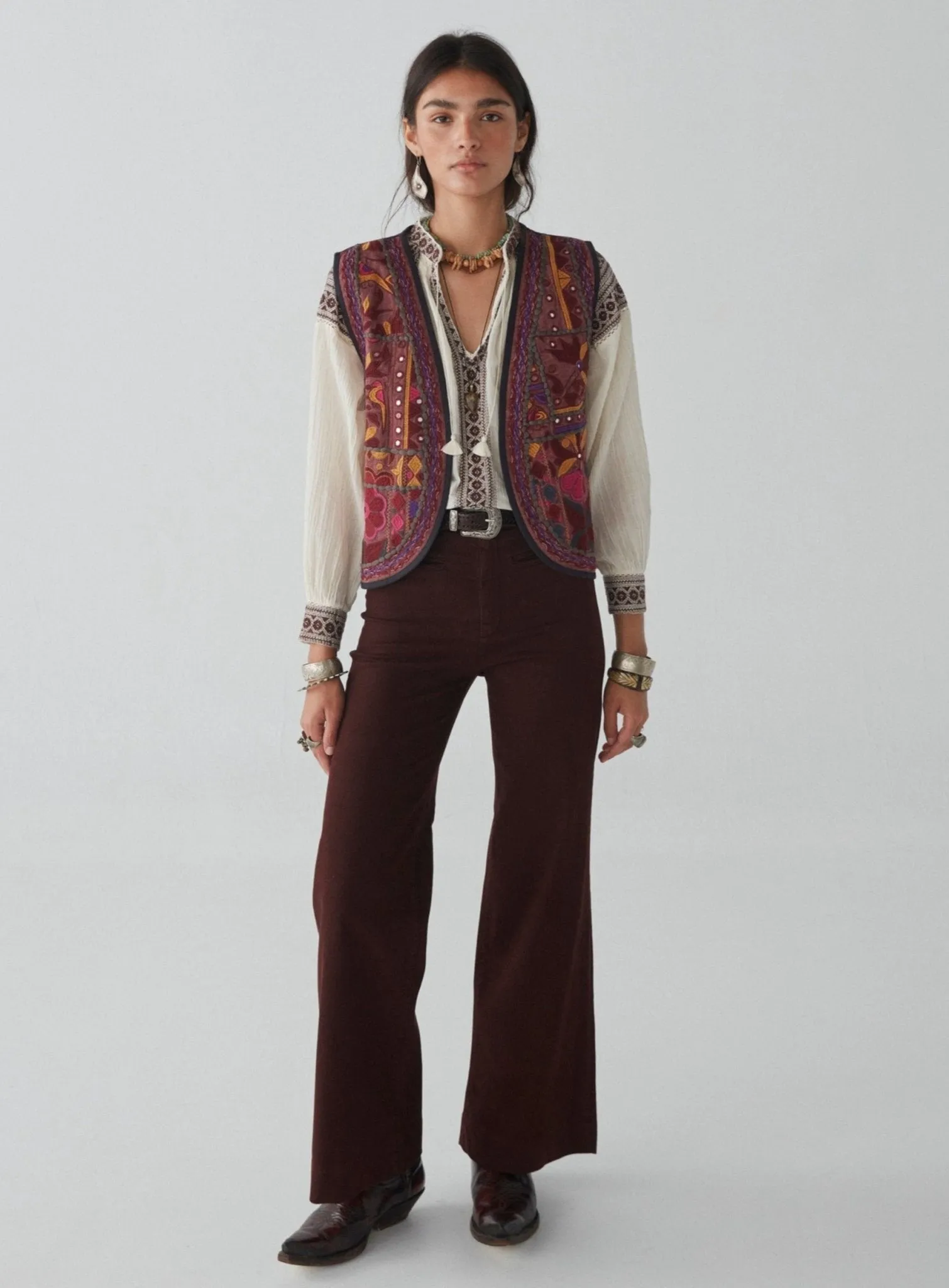 Payal Vest - Purshkar Grape sold by Maison Hotel product image thumbnail 2