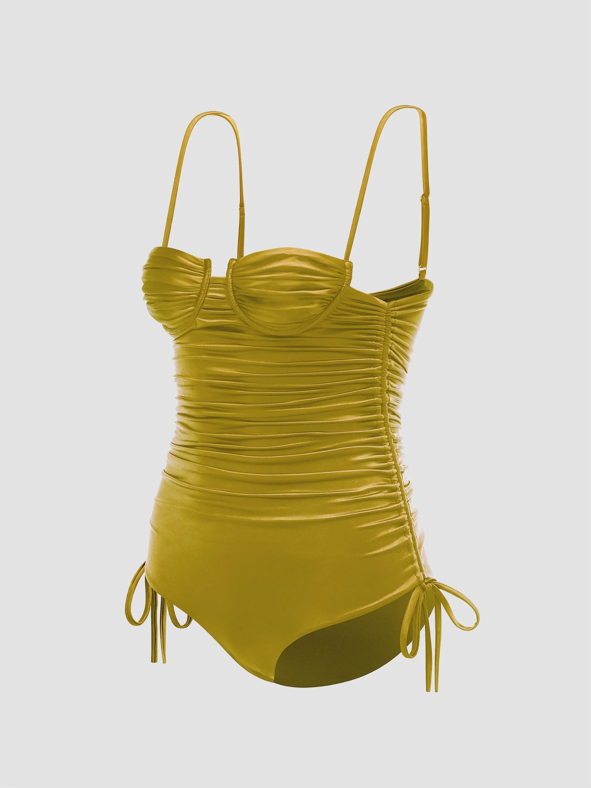 Nina satin one-piece sold by Isa Boulder