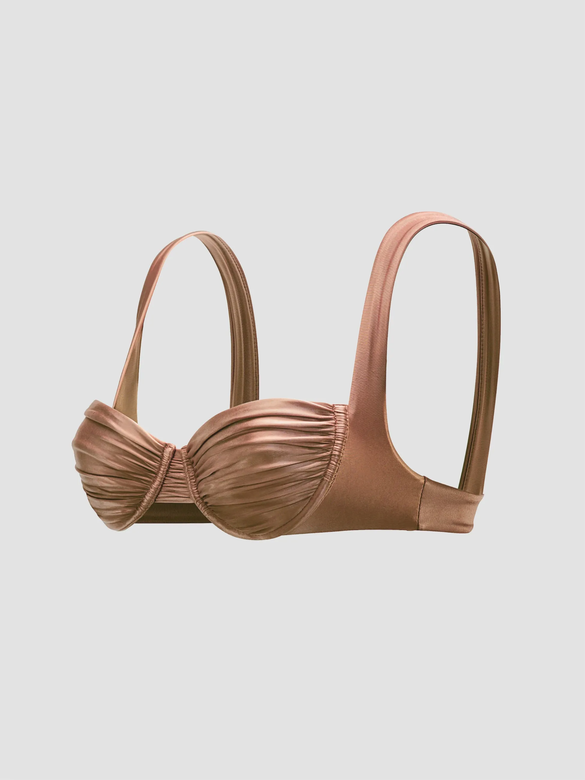 Brie satin top sold by Isa Boulder