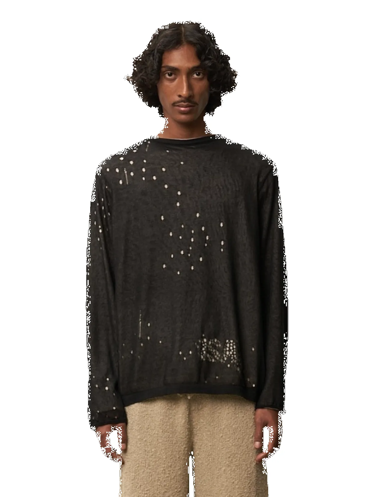 Reversible Distressed Top sold by Isa Boulder