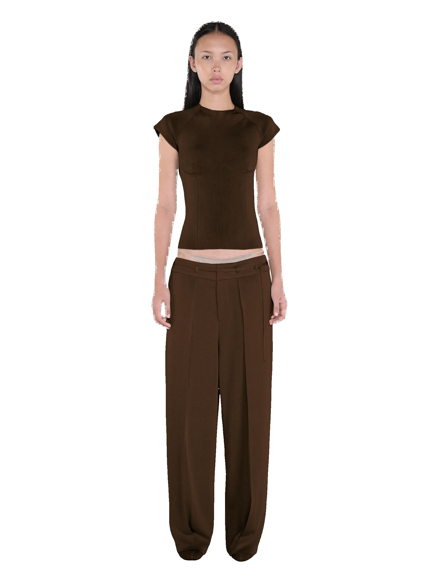 Pleat Knit Pants sold by Isa Boulder product image thumbnail 3