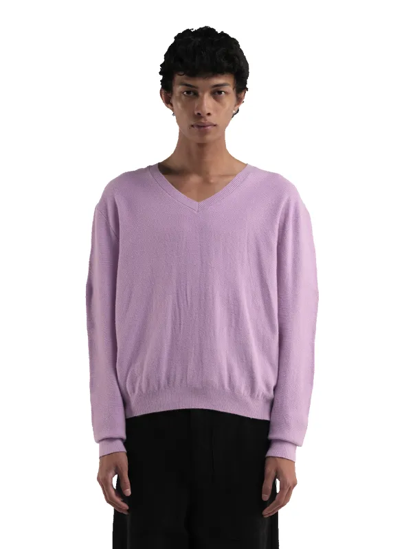 Quiet V-Neck Sweater made by Isa Boulder