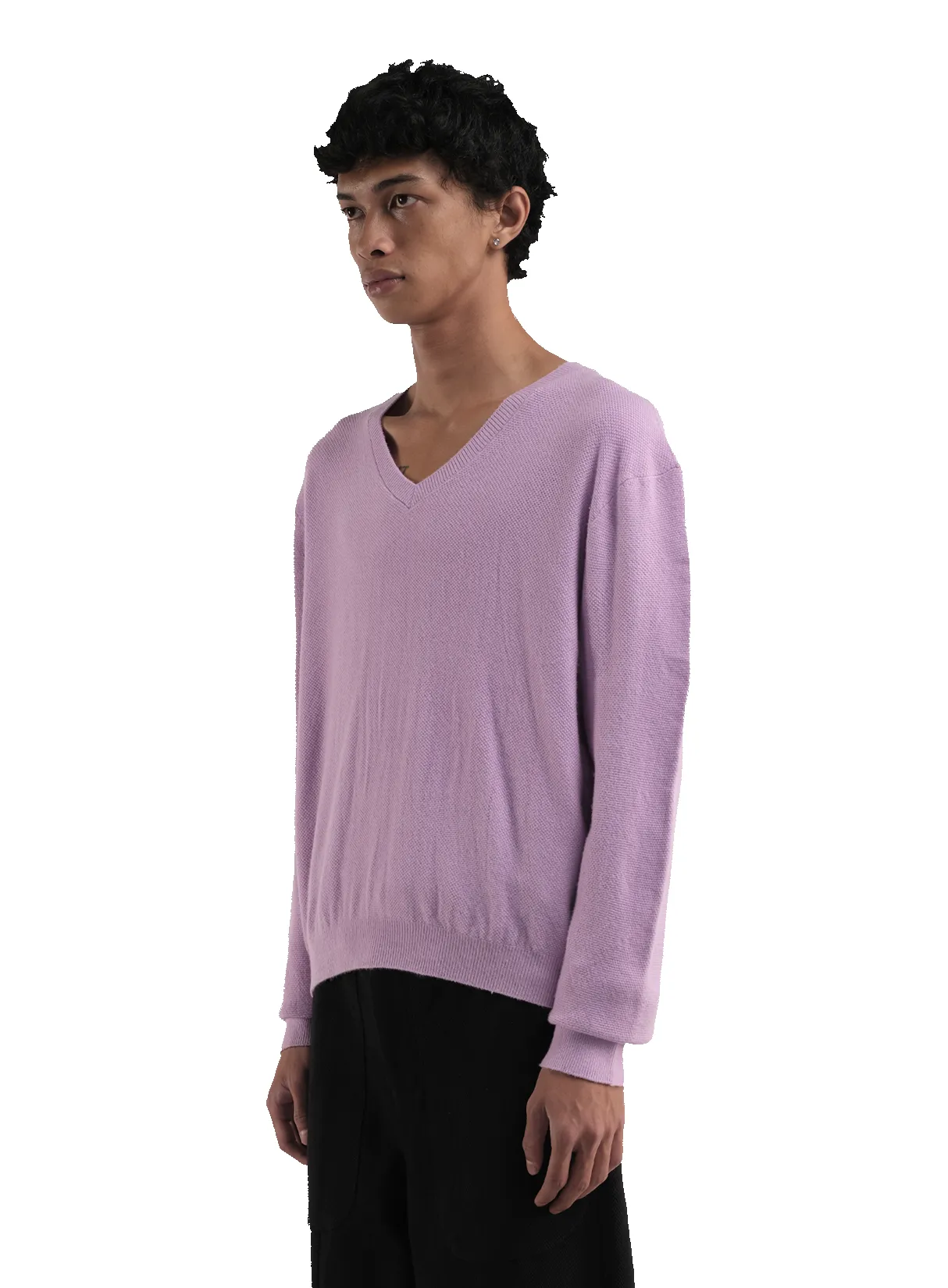 Quiet V-Neck Sweater sold by Isa Boulder product image thumbnail 2