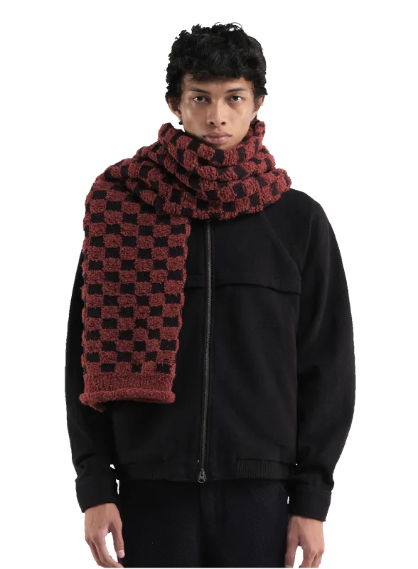 Chessmess Scarf made by Isa Boulder