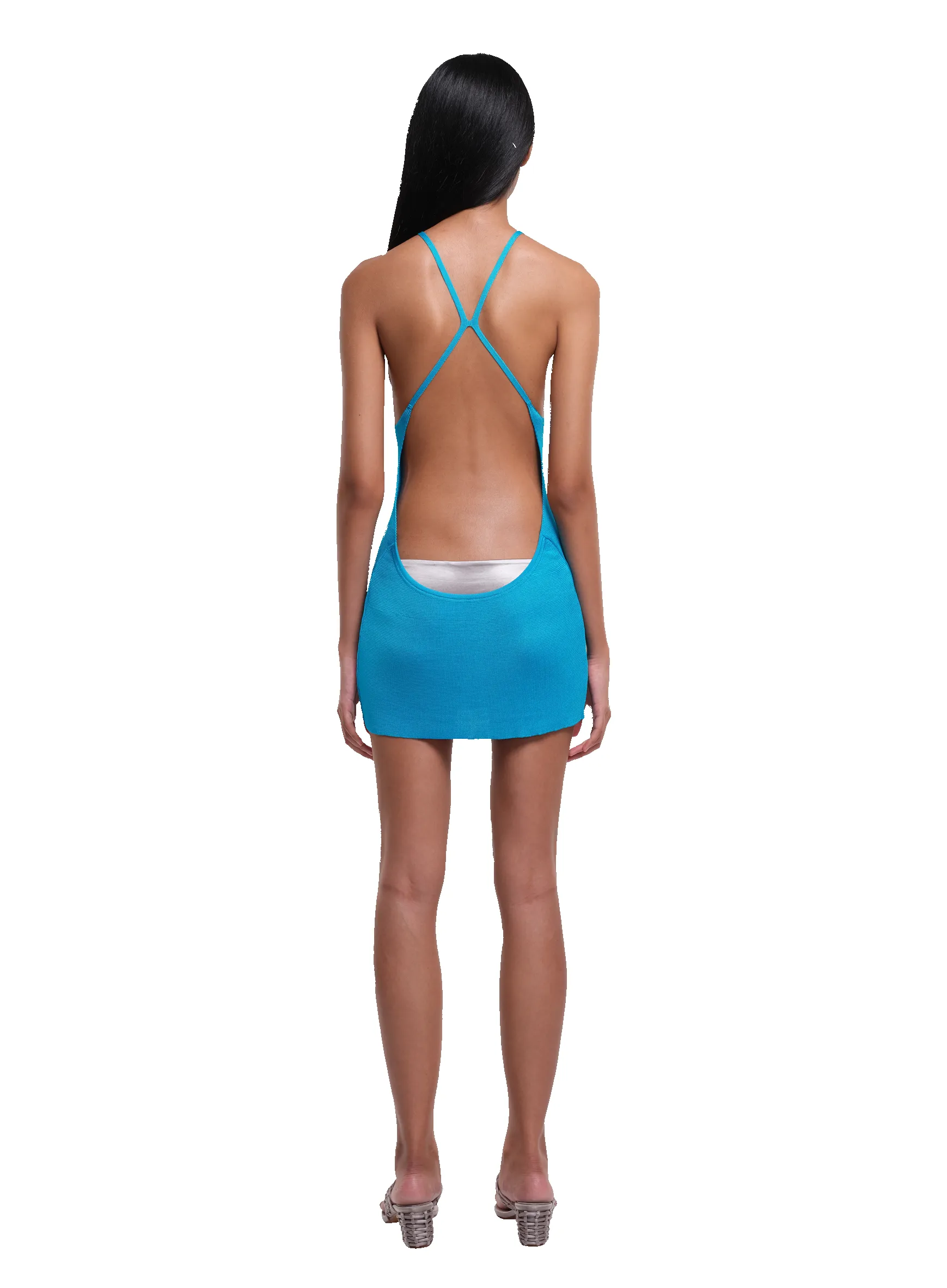 Crew Neck Mini Dress sold by Isa Boulder product image thumbnail 3