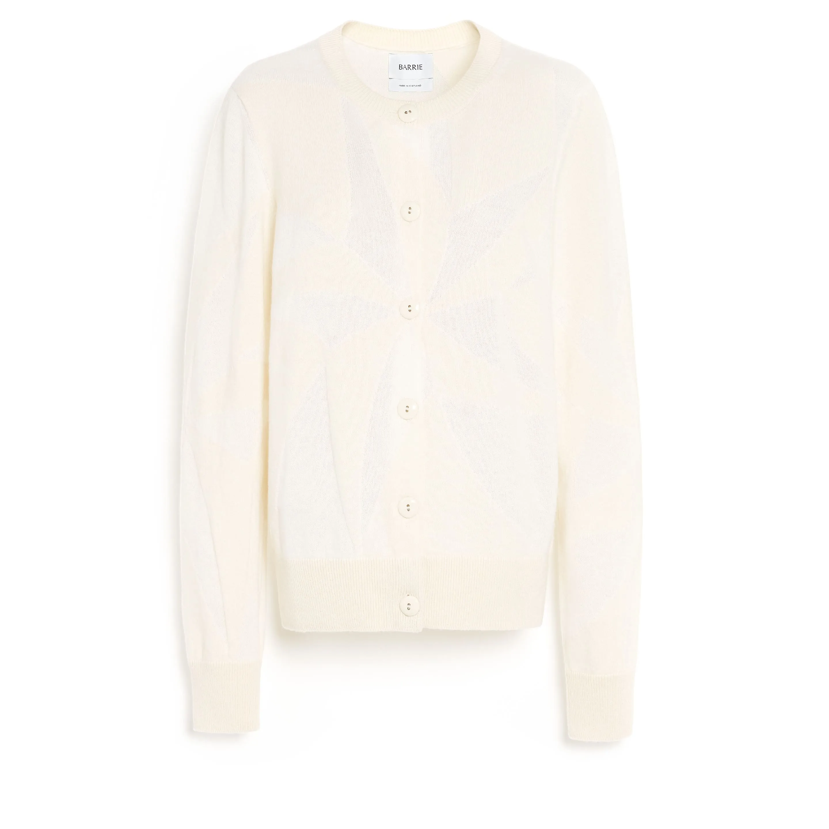Cardigan en cachemire ultra fin et coton sold by Barrie