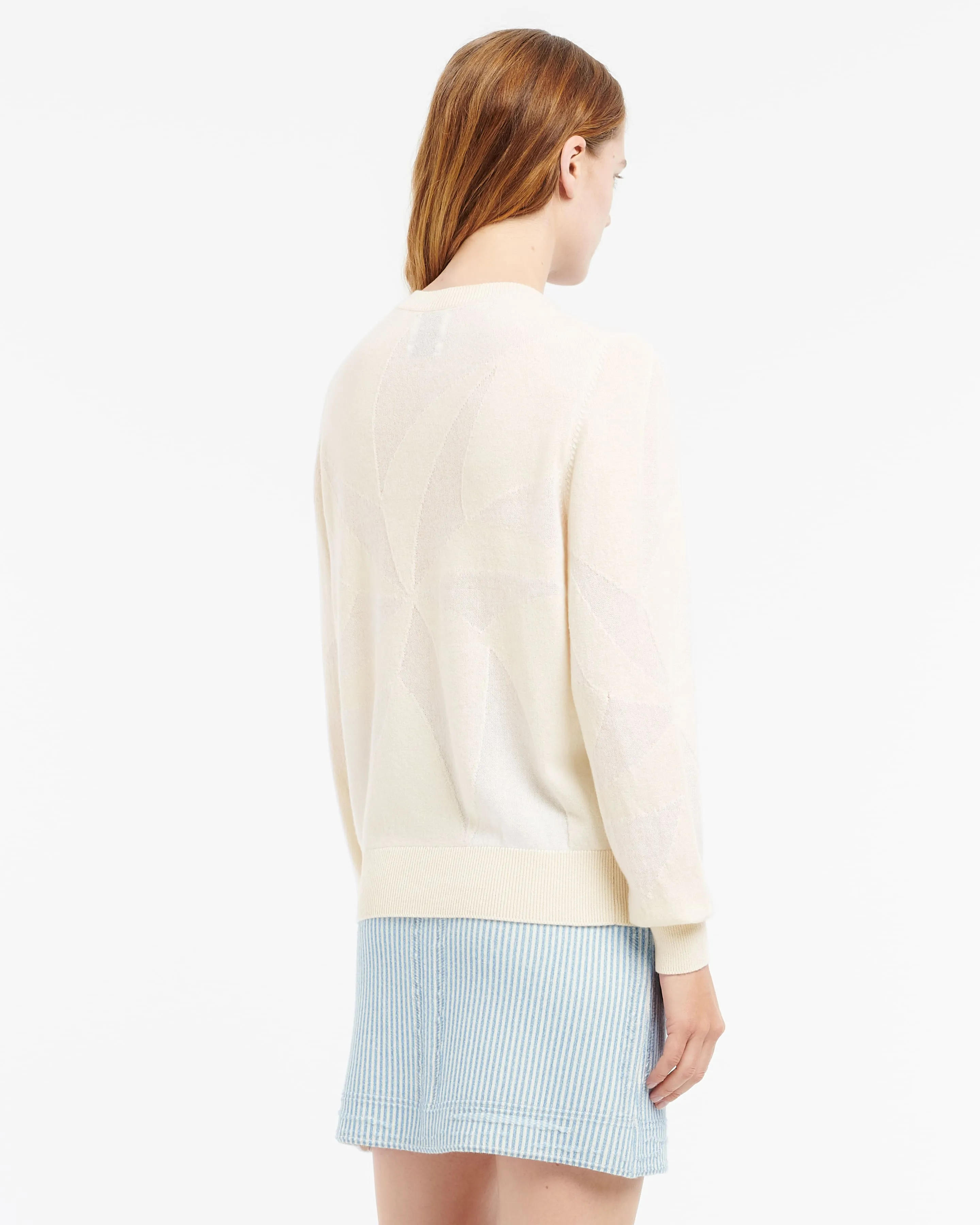 Cardigan en cachemire ultra fin et coton sold by Barrie product image thumbnail 5