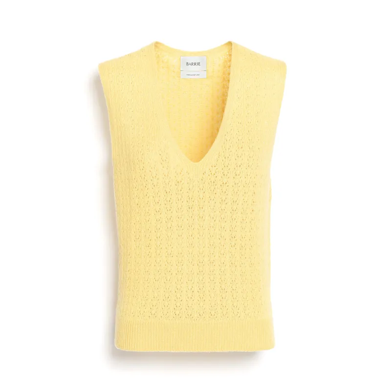 Top en dentelle cachemire sold by Barrie