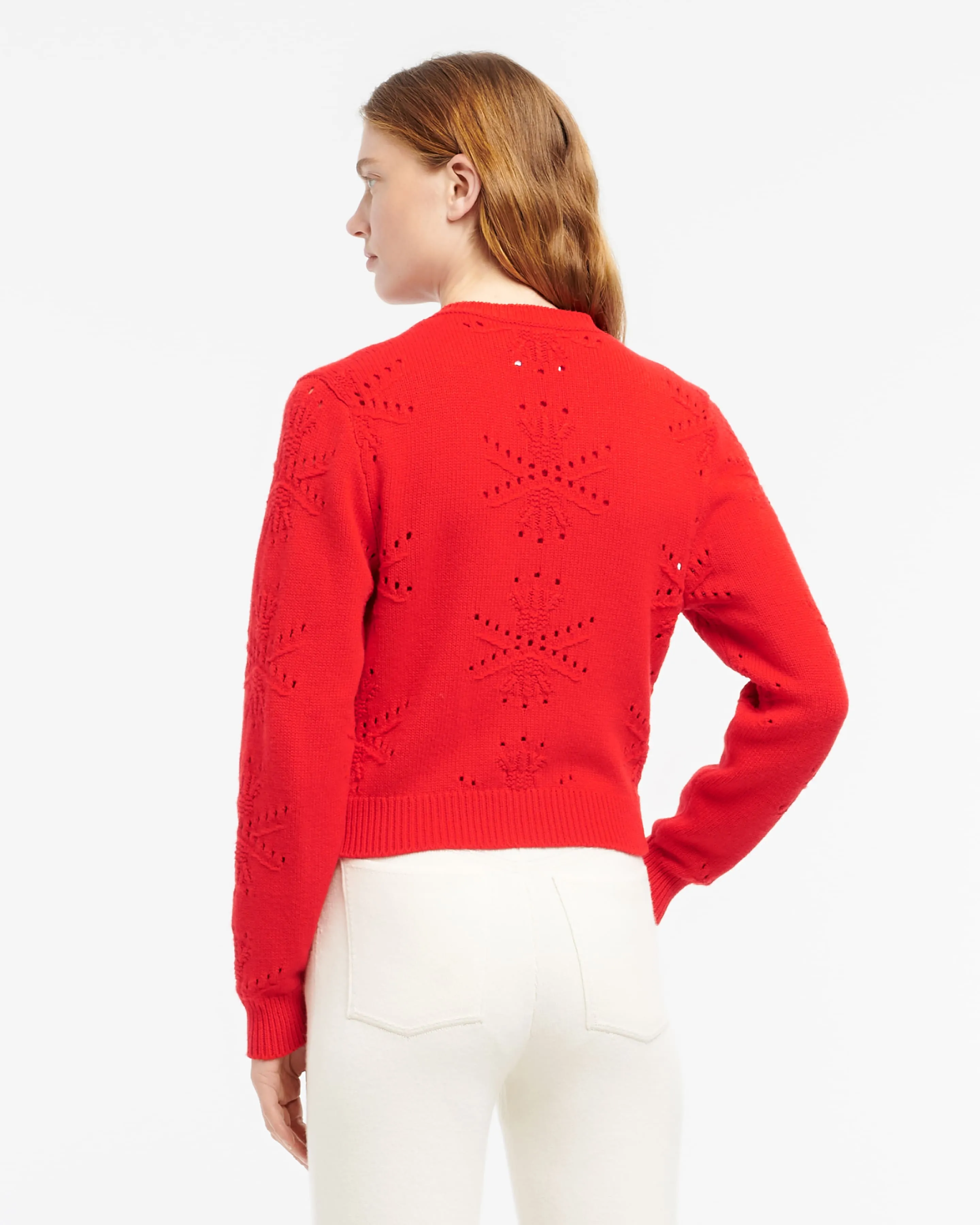 Cardigan en cachemire et coton à motif sold by Barrie product image thumbnail 5