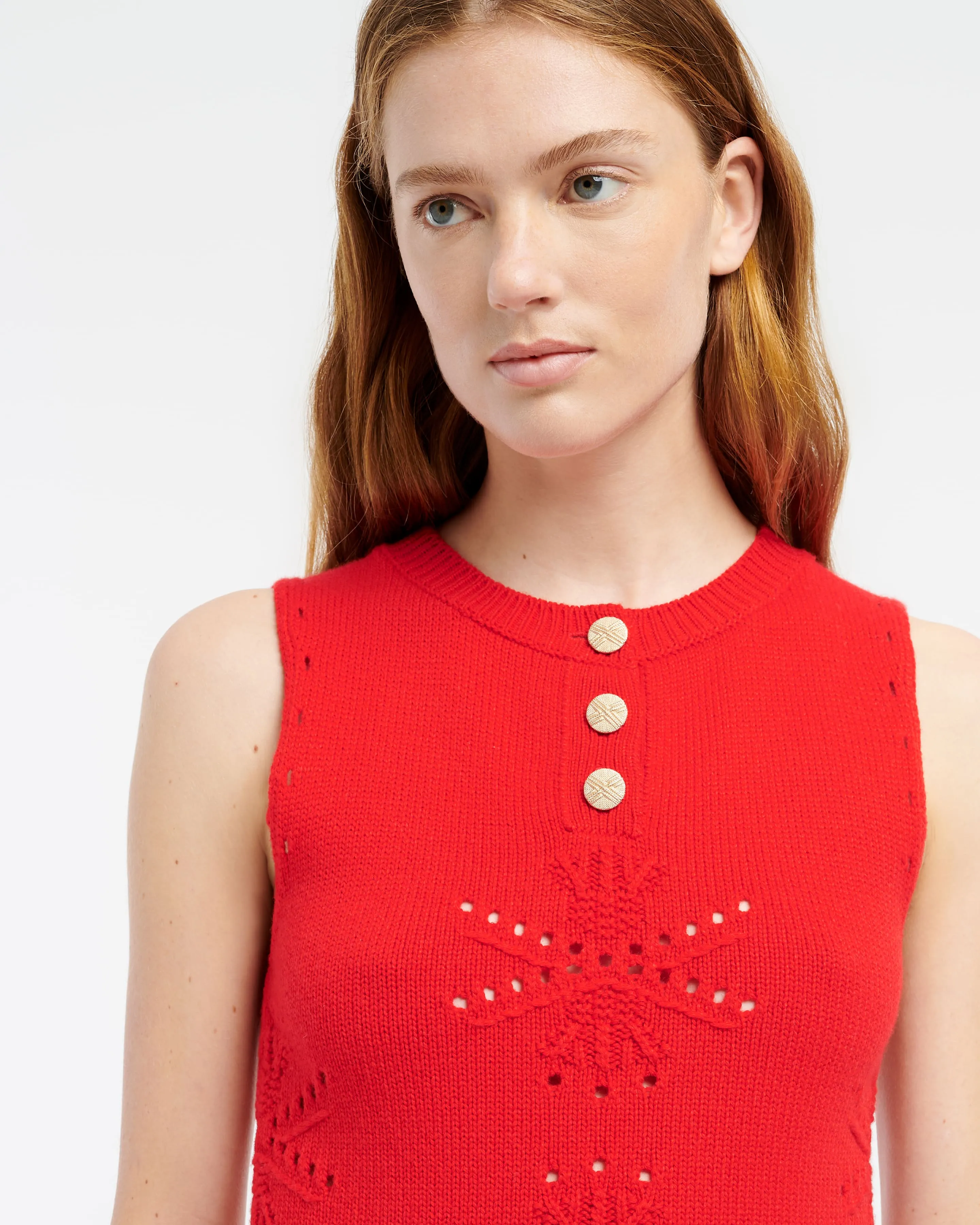 Top en cachemire et coton à motif sold by Barrie product image thumbnail 2