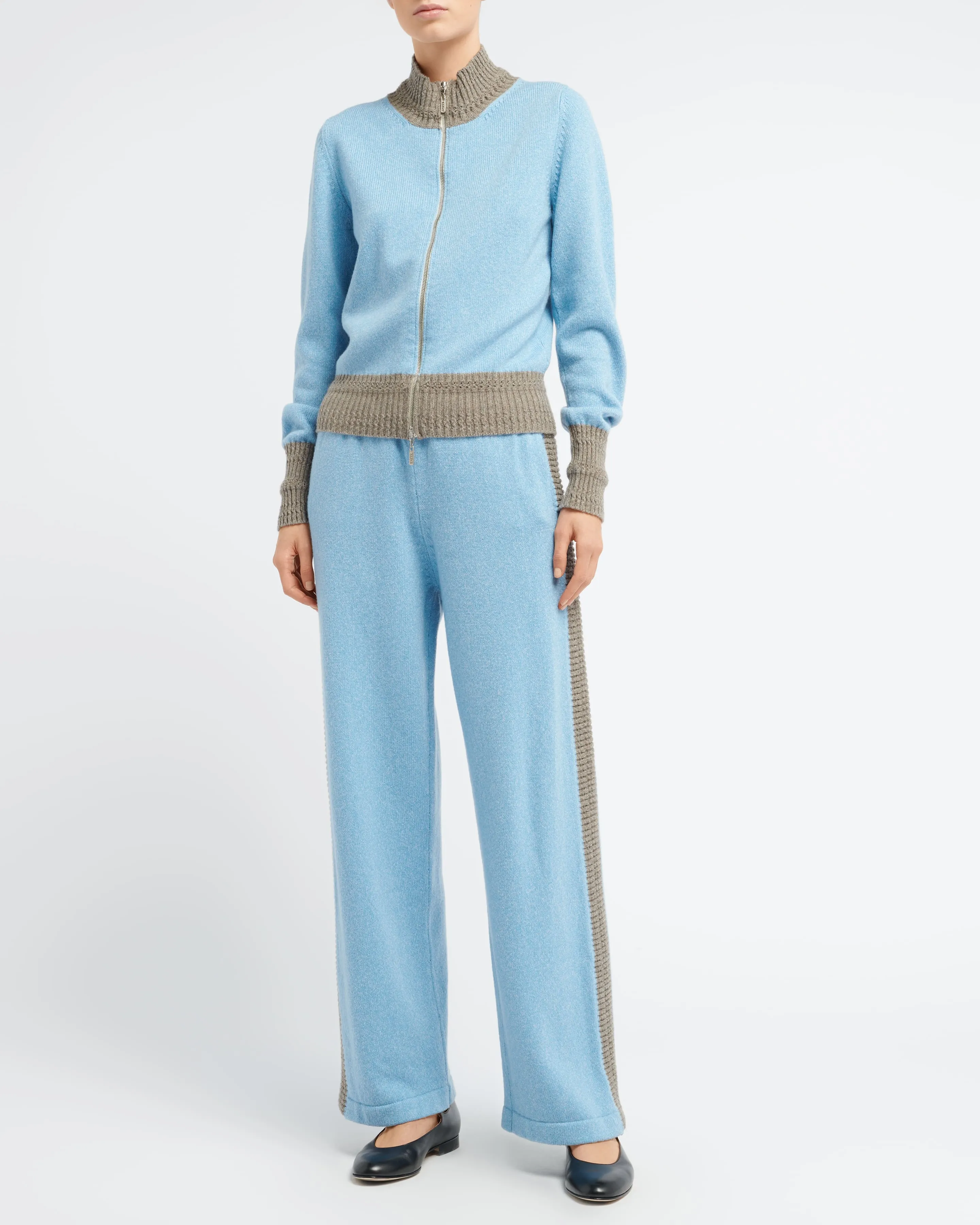 Pantalon chiné en cachemire sold by Barrie product image thumbnail 3