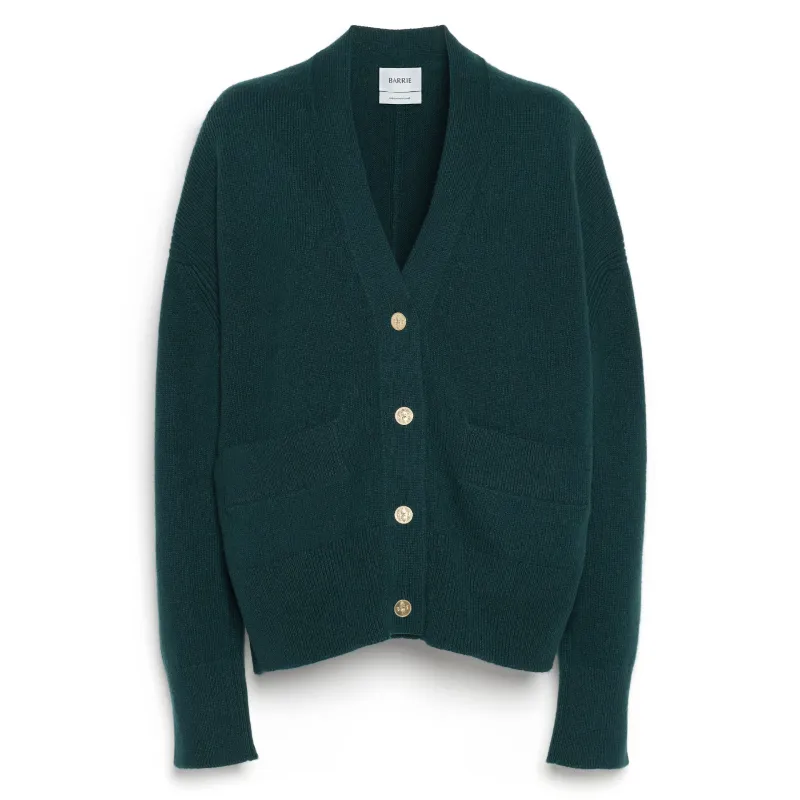 Cardigan iconique en cachemire sold by Barrie