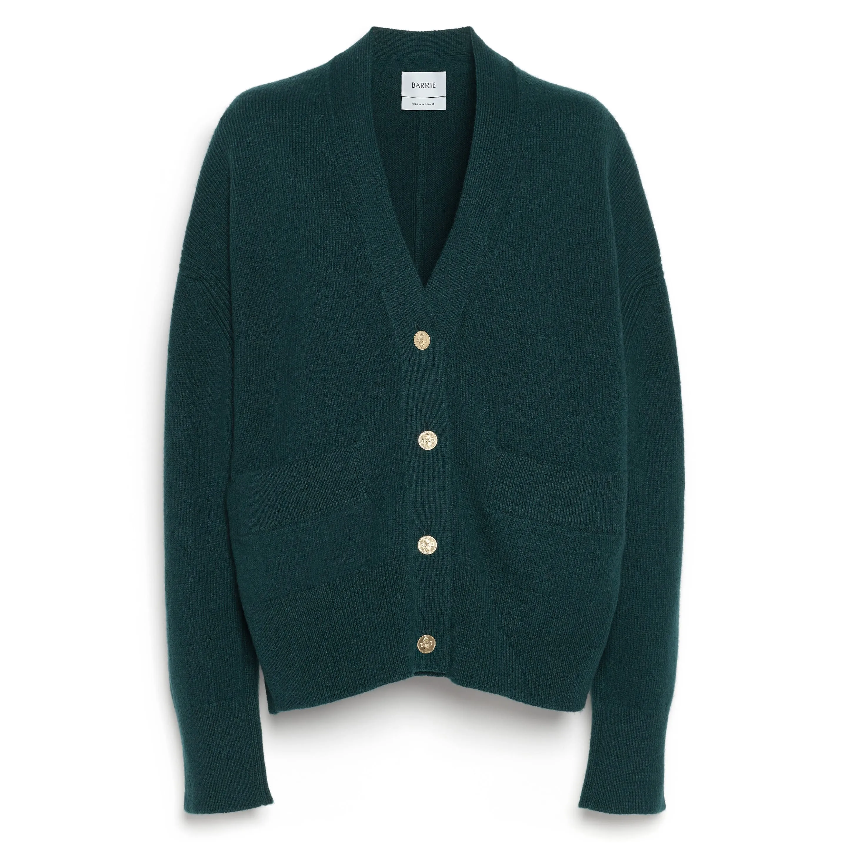 Cardigan iconique en cachemire sold by Barrie