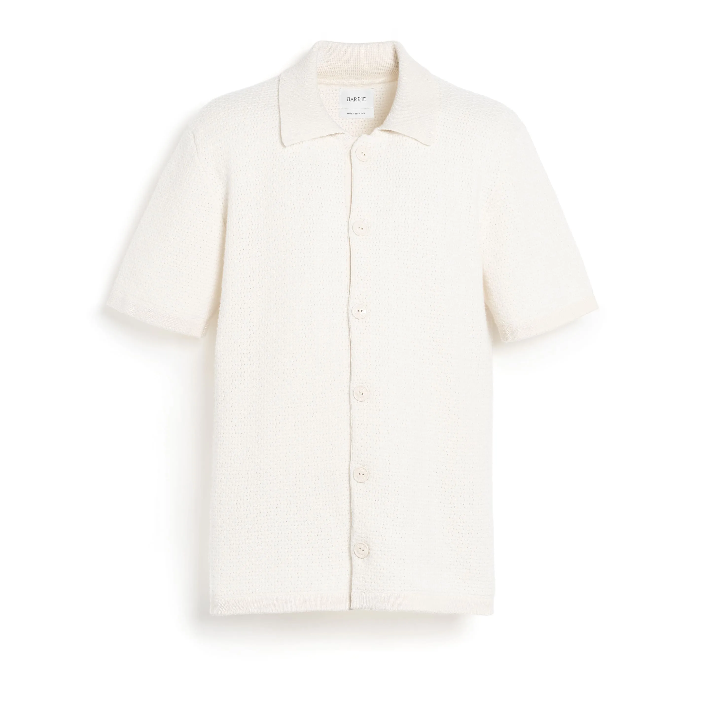 Polo léger en cachemire et laine sold by Barrie