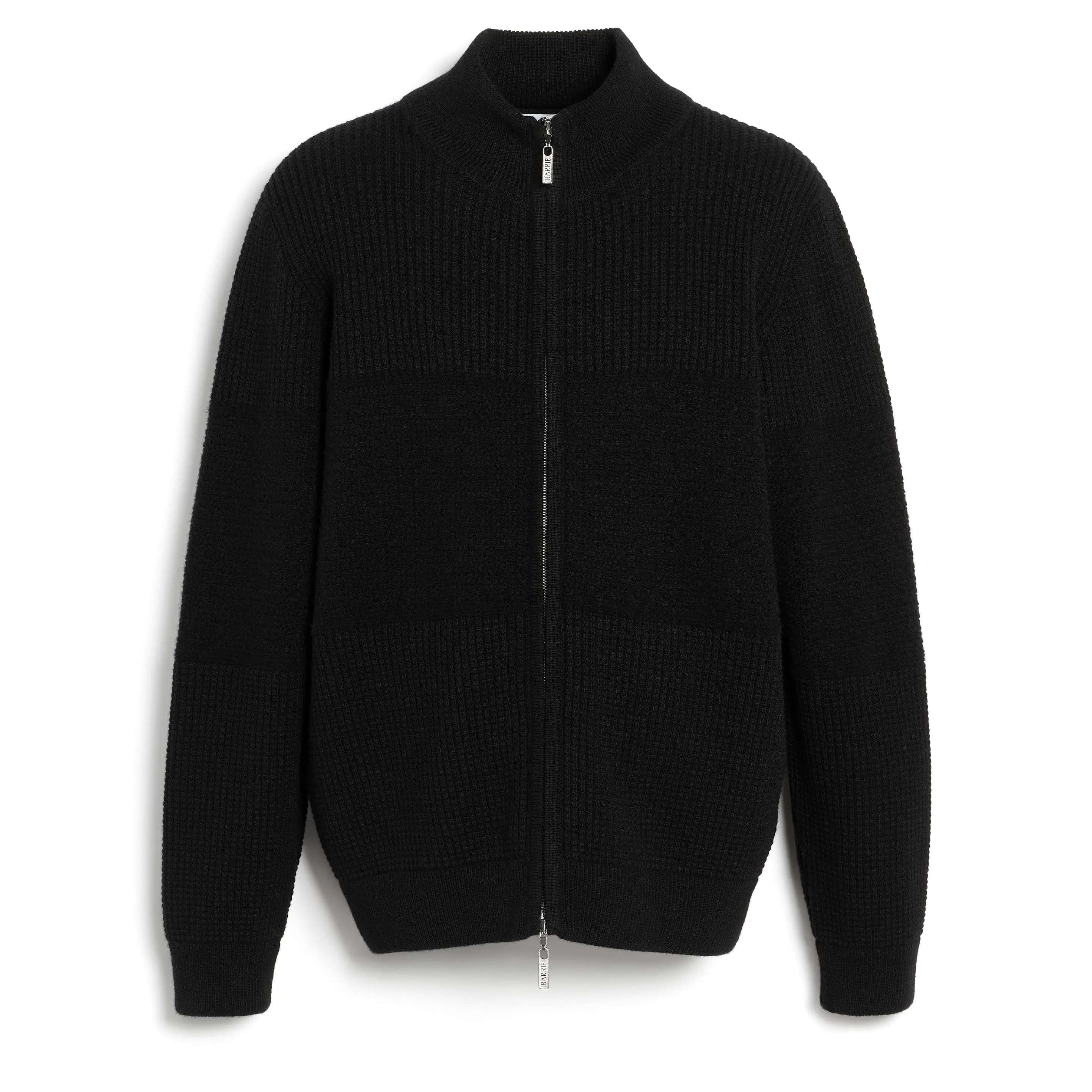 Cardigan en cachemire et laine effet gaufré sold by Barrie